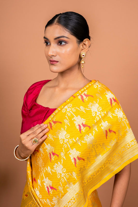 Gul Handwoven Banaras Saree