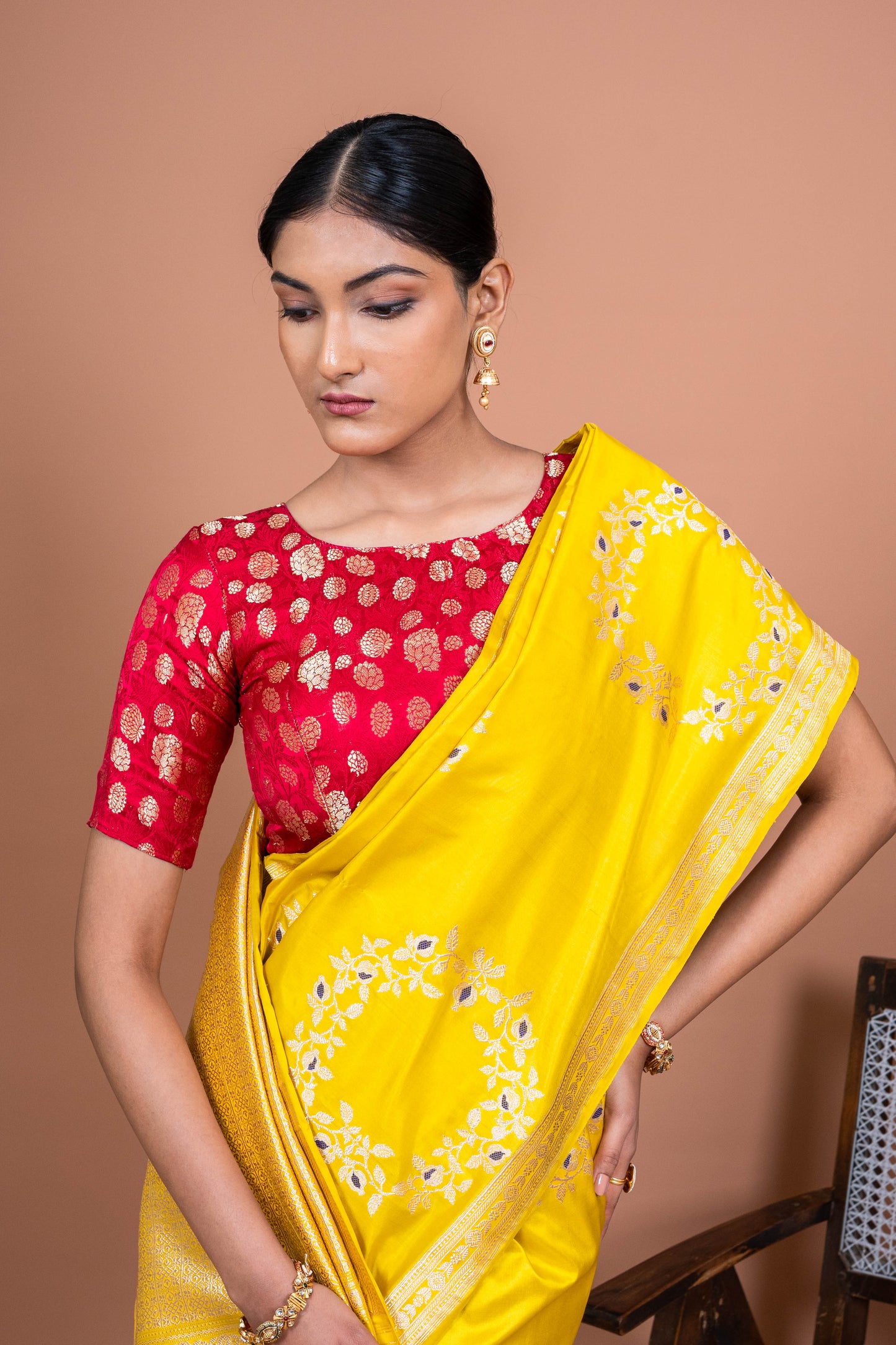 Chandramukhi Handwoven Banaras Saree