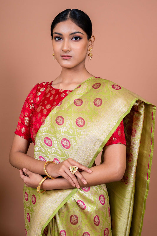 Gul Handwoven Banaras Saree