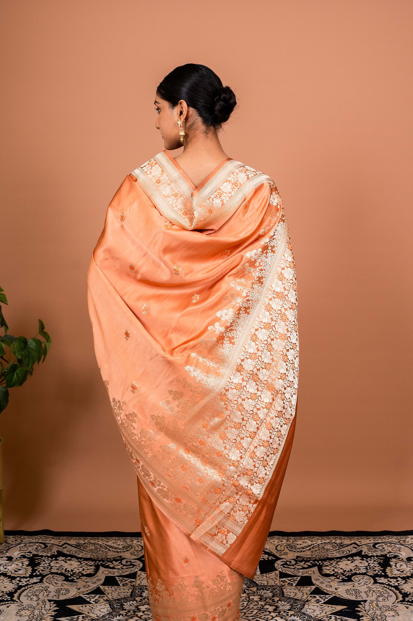 Kaner Border Handwoven Banaras Saree
