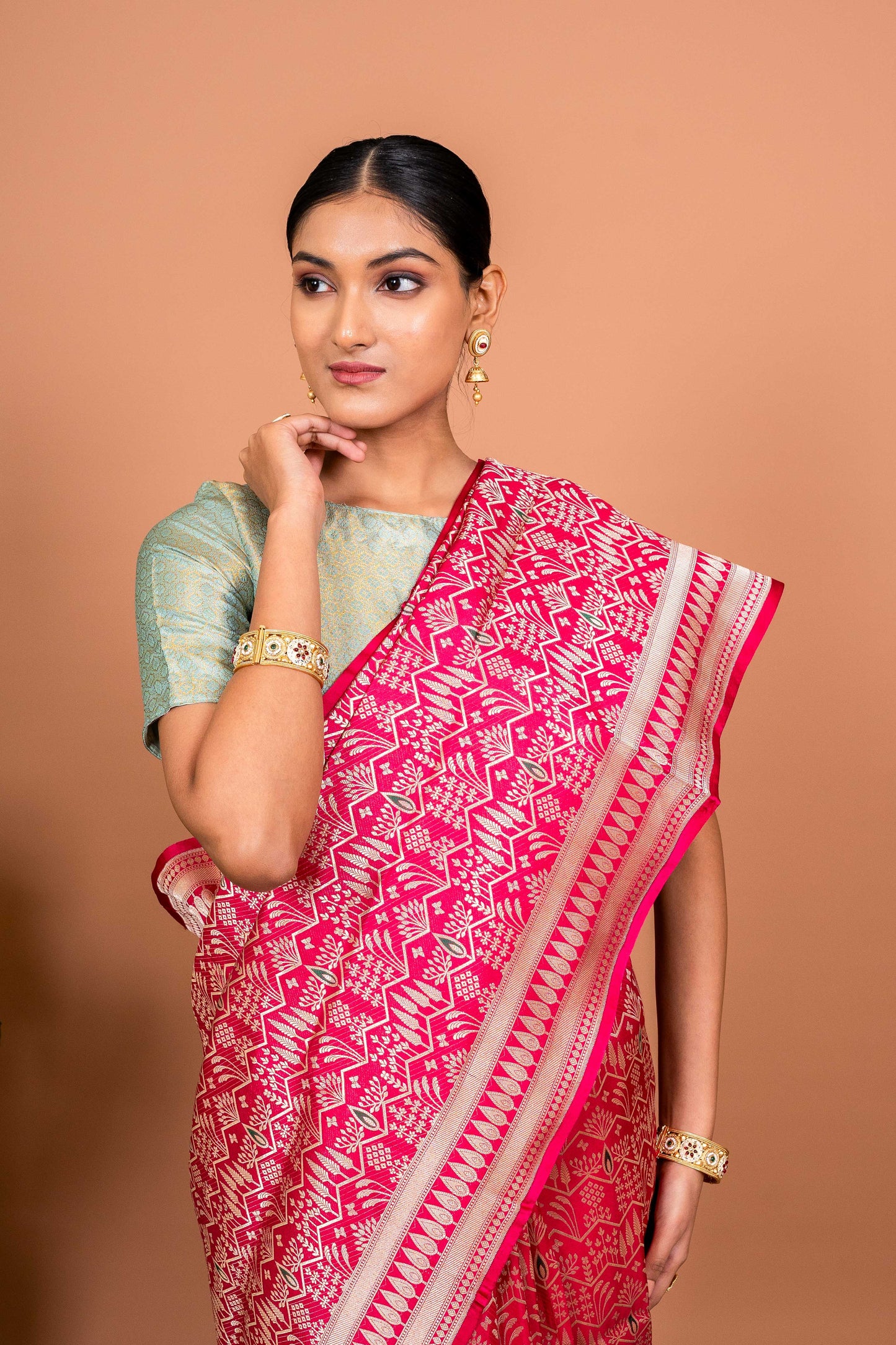 Gul Handwoven Banaras Saree