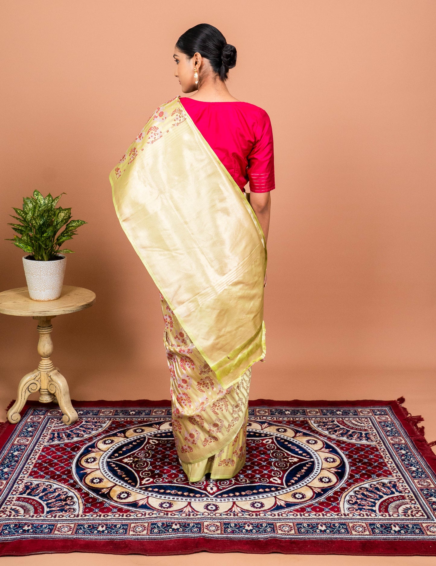 Tilfi Meenekar Handwoven Banaras Saree