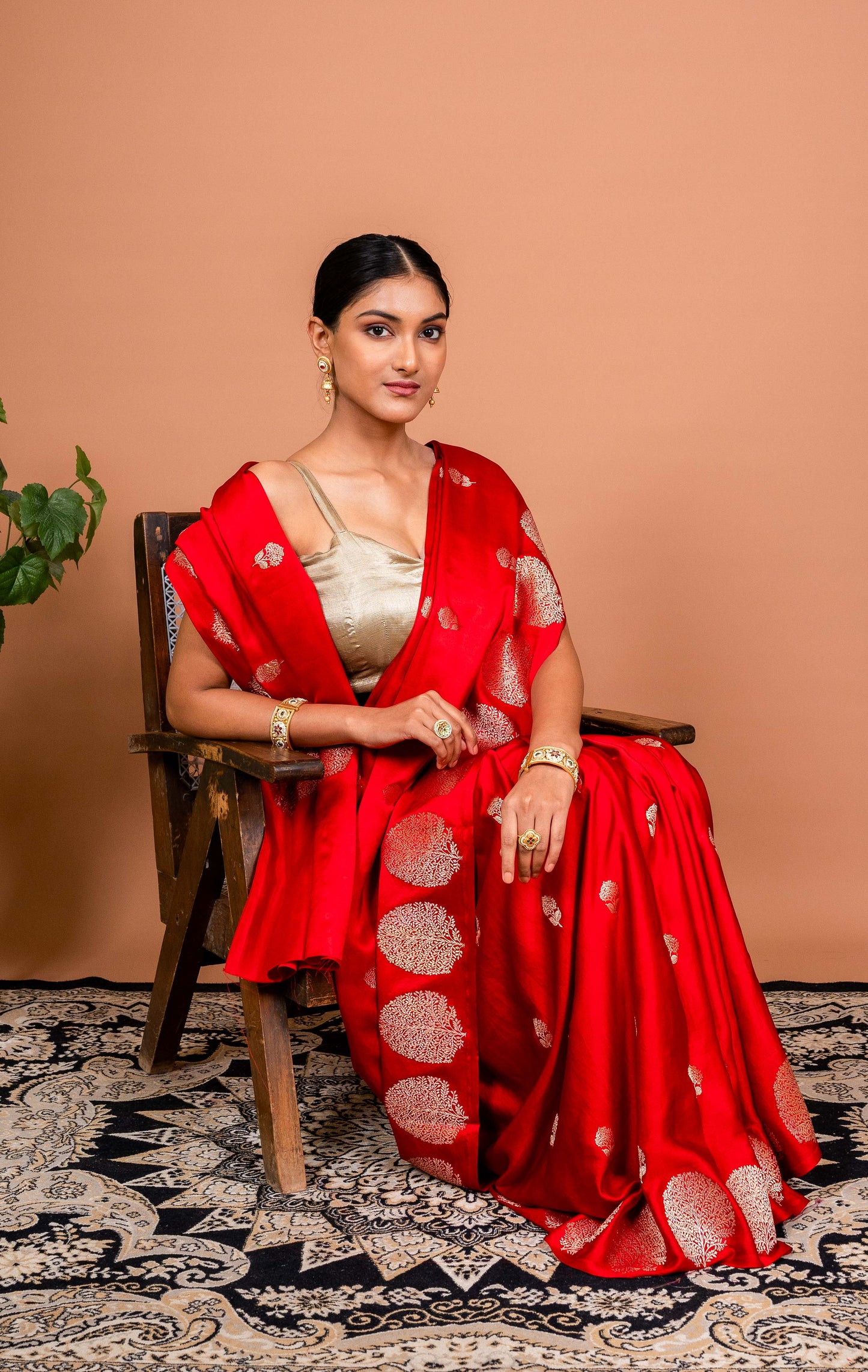 Peepal Handwoven Banaras Saree