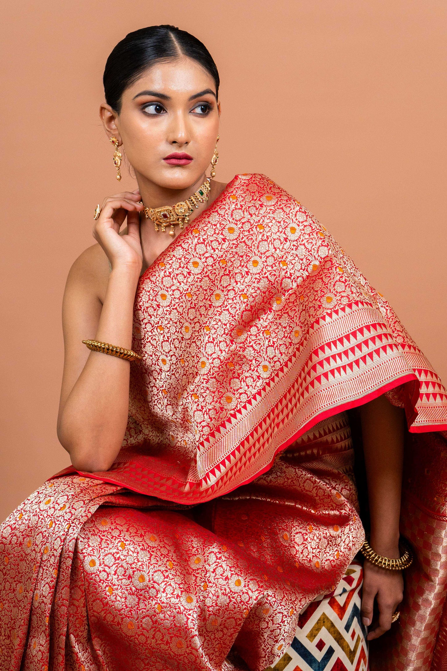 Gul Handwoven Banaras Saree