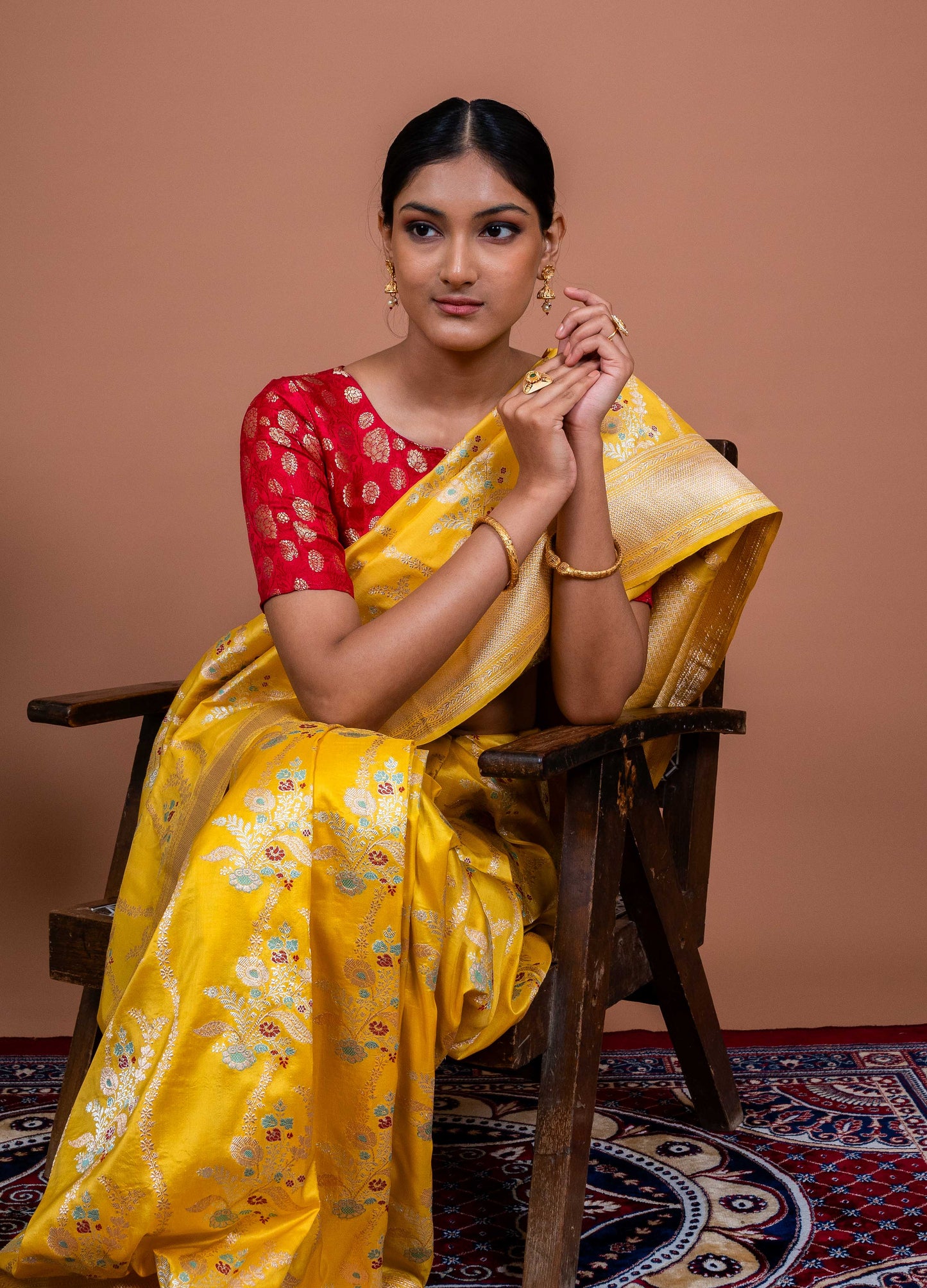Tanzeb Handwoven Banaras Saree