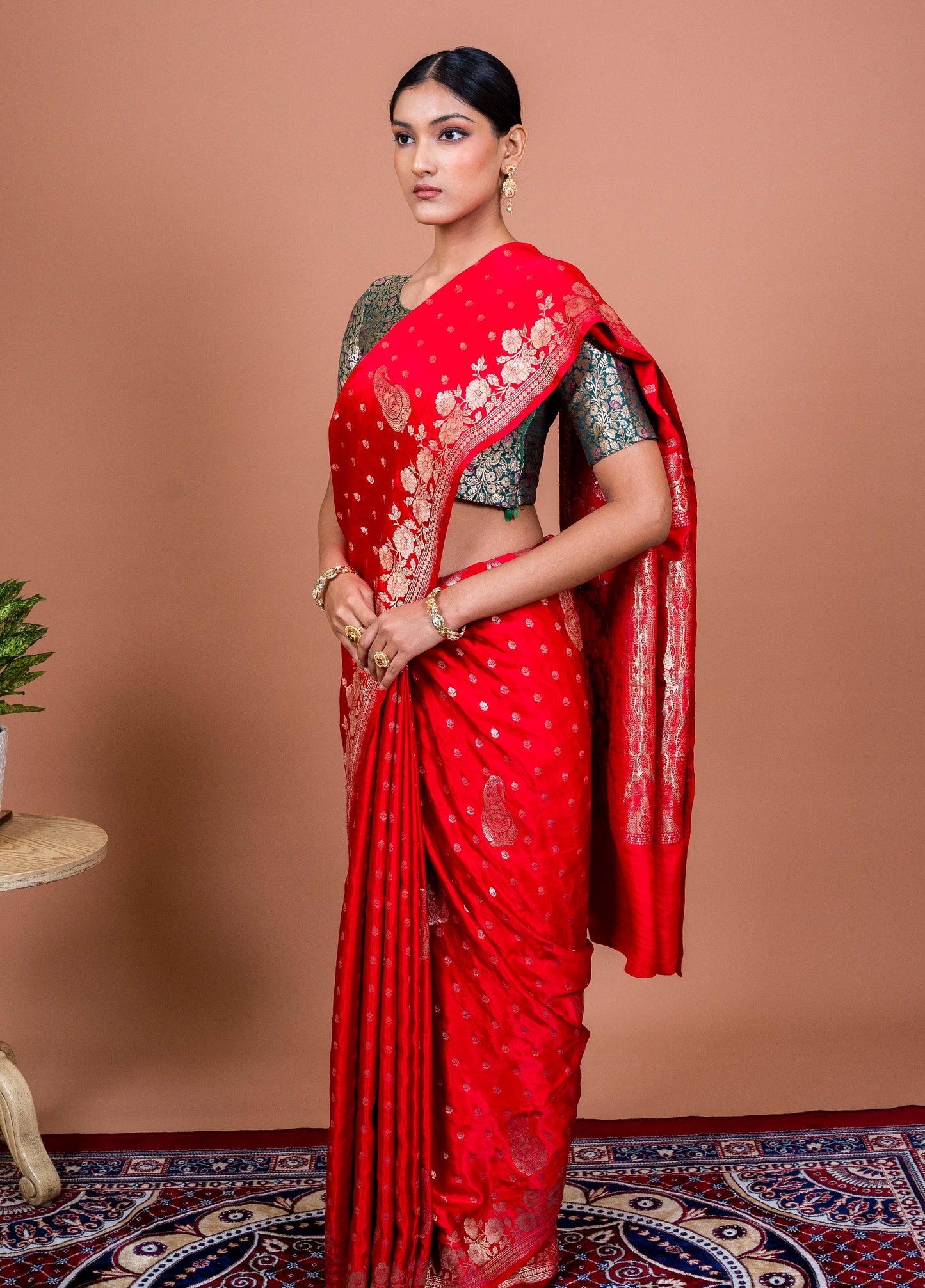 Sabhya Boota Handwoven Banaras Saree