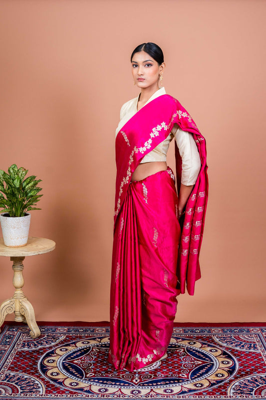 Lehar Boota Handwoven Banaras Saree