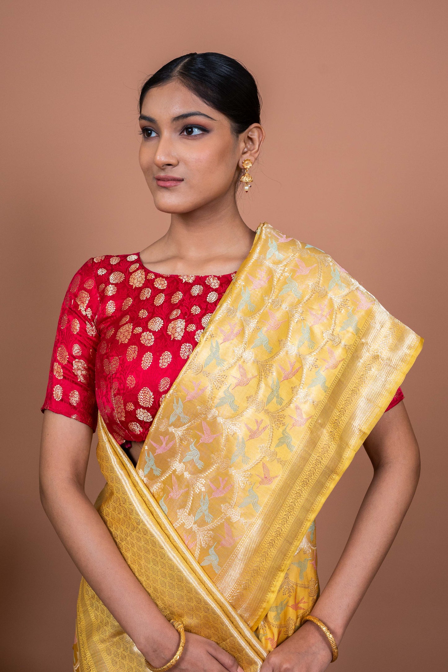 Chidiya Handwoven Banaras Saree