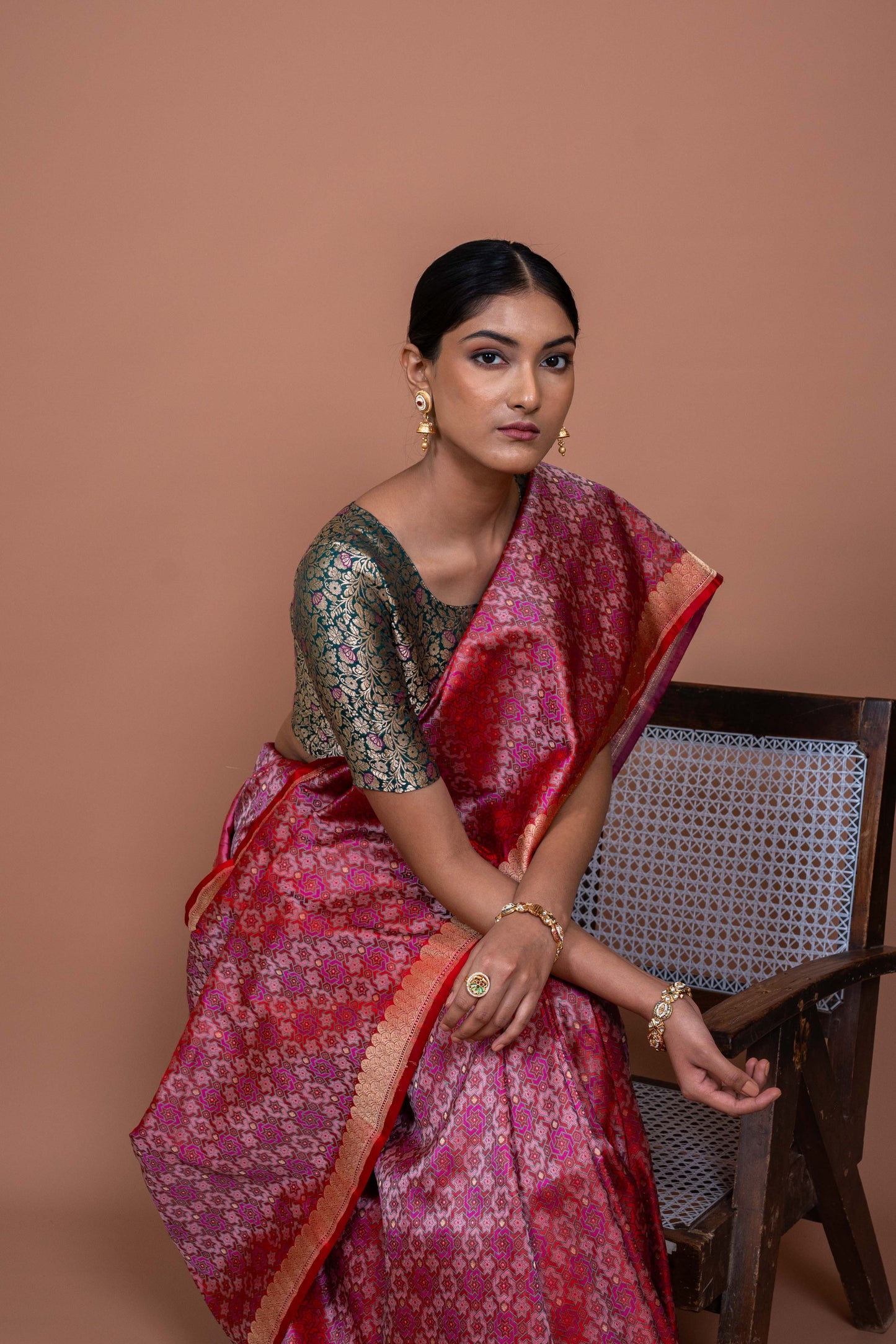 Baghaan Handwoven Banaras Saree