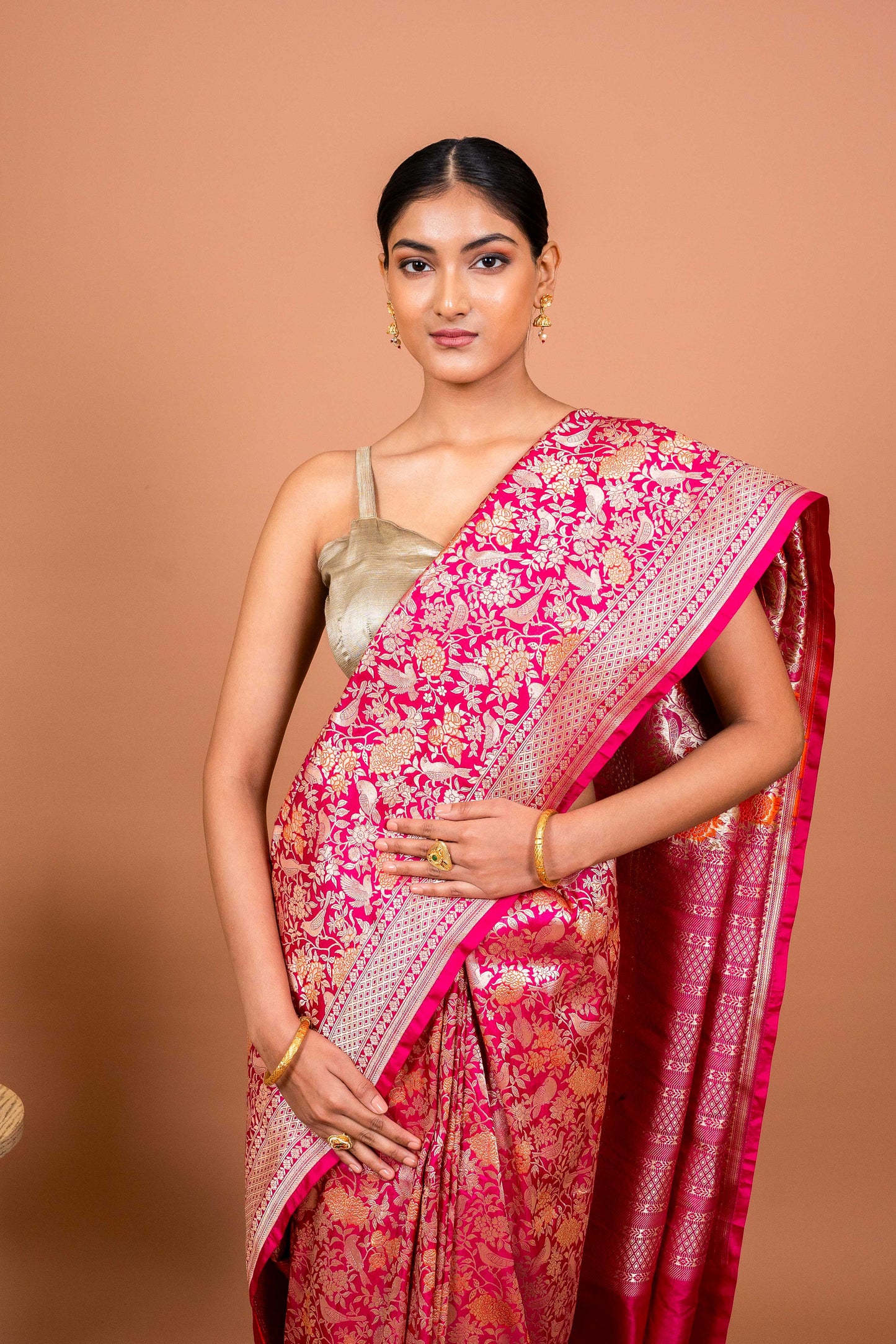 Shikar Gul Handwoven Banaras Saree