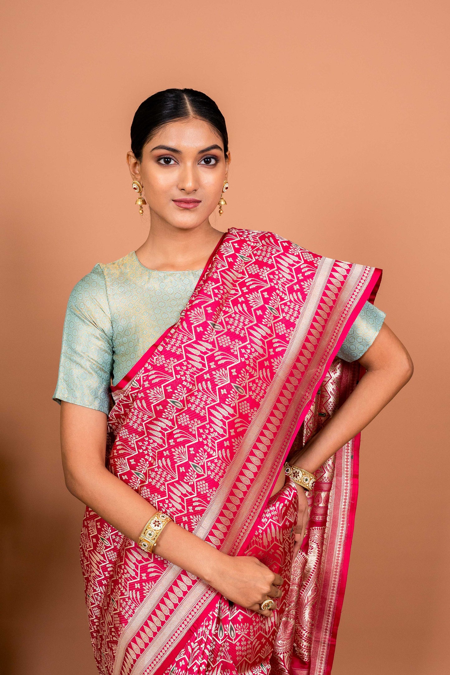 Gul Handwoven Banaras Saree