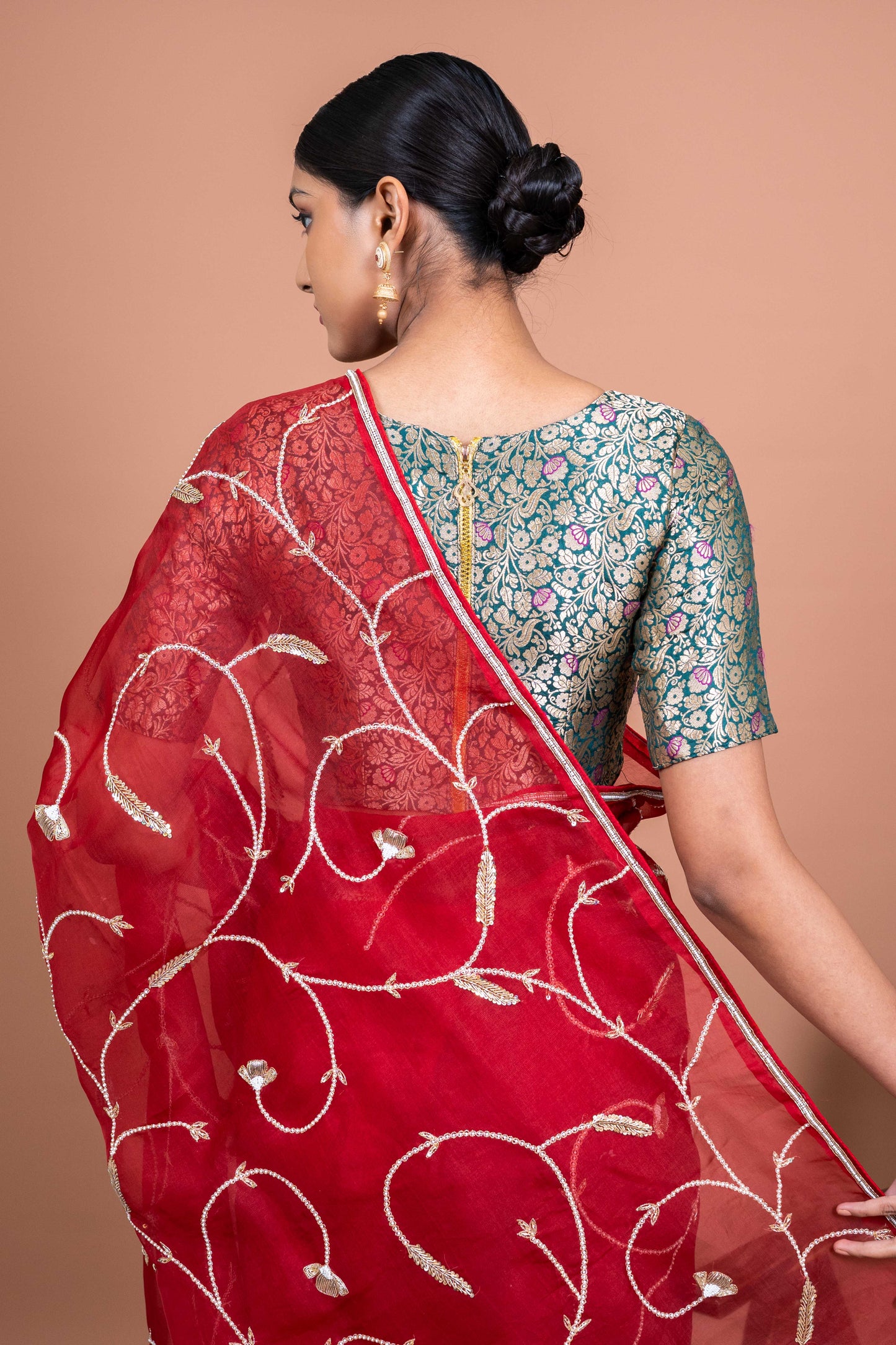 Gulbahar Handwoven Banaras Saree