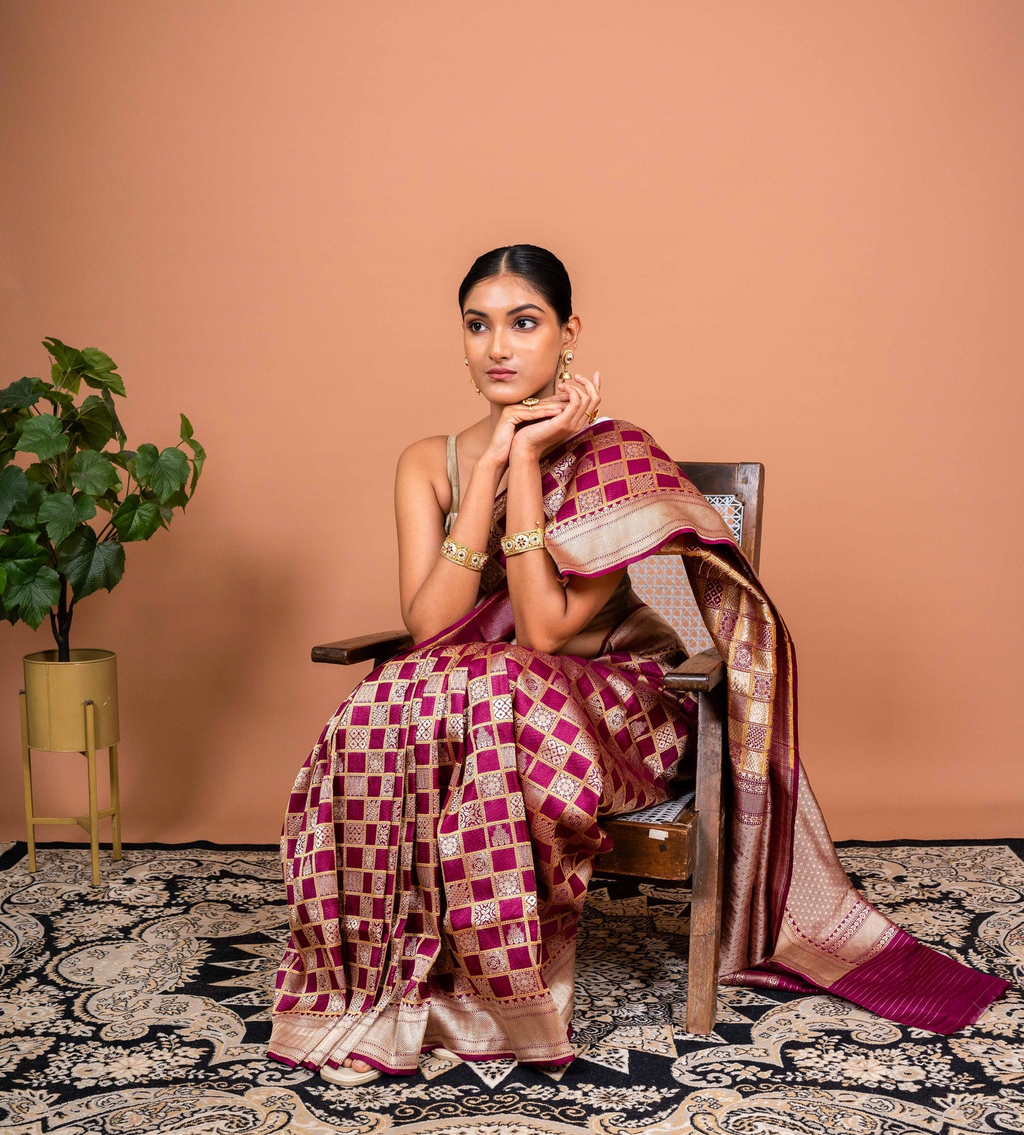 Gul Handwoven Banaras Saree