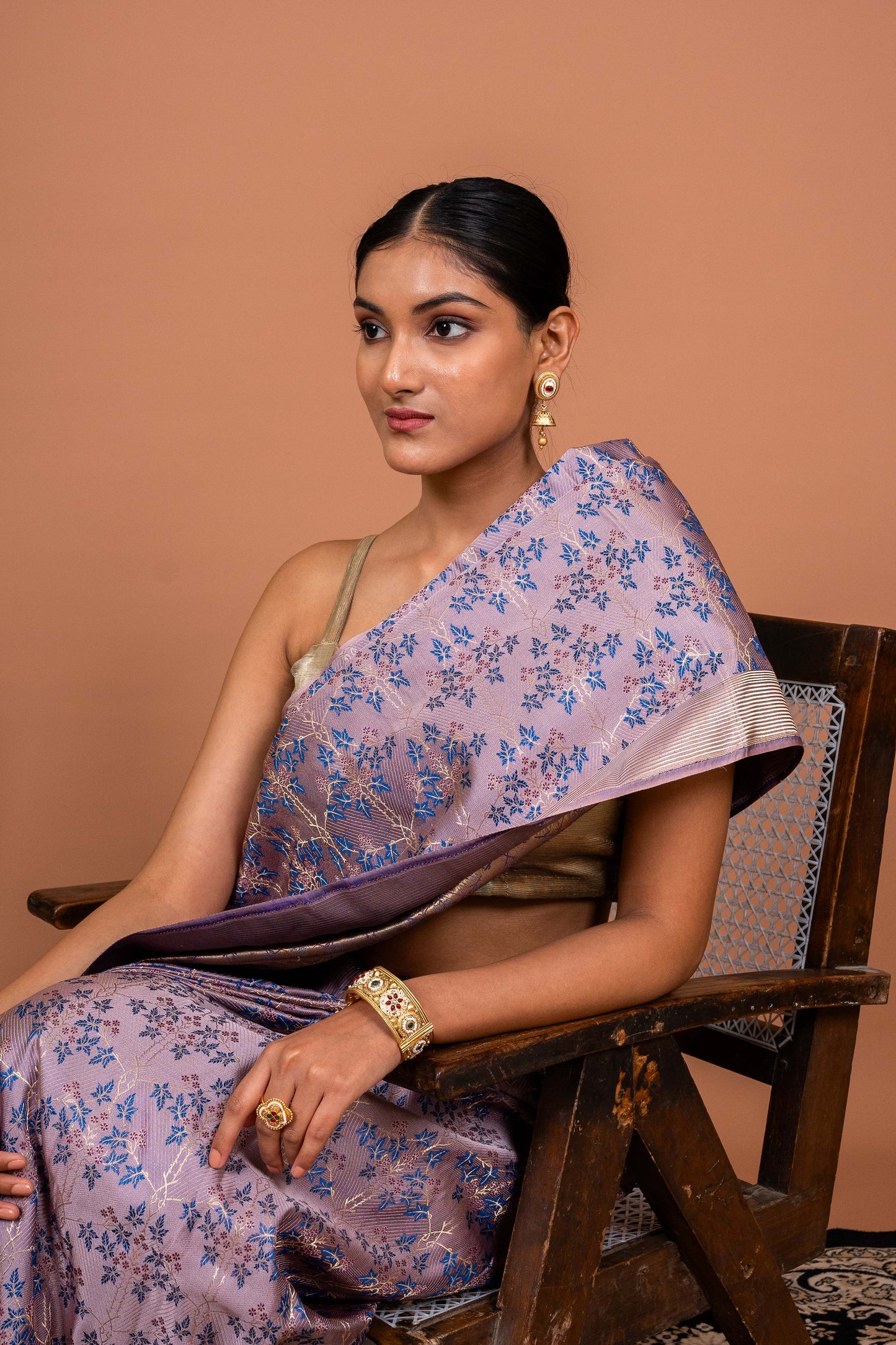 Flora Handwoven Banaras Saree
