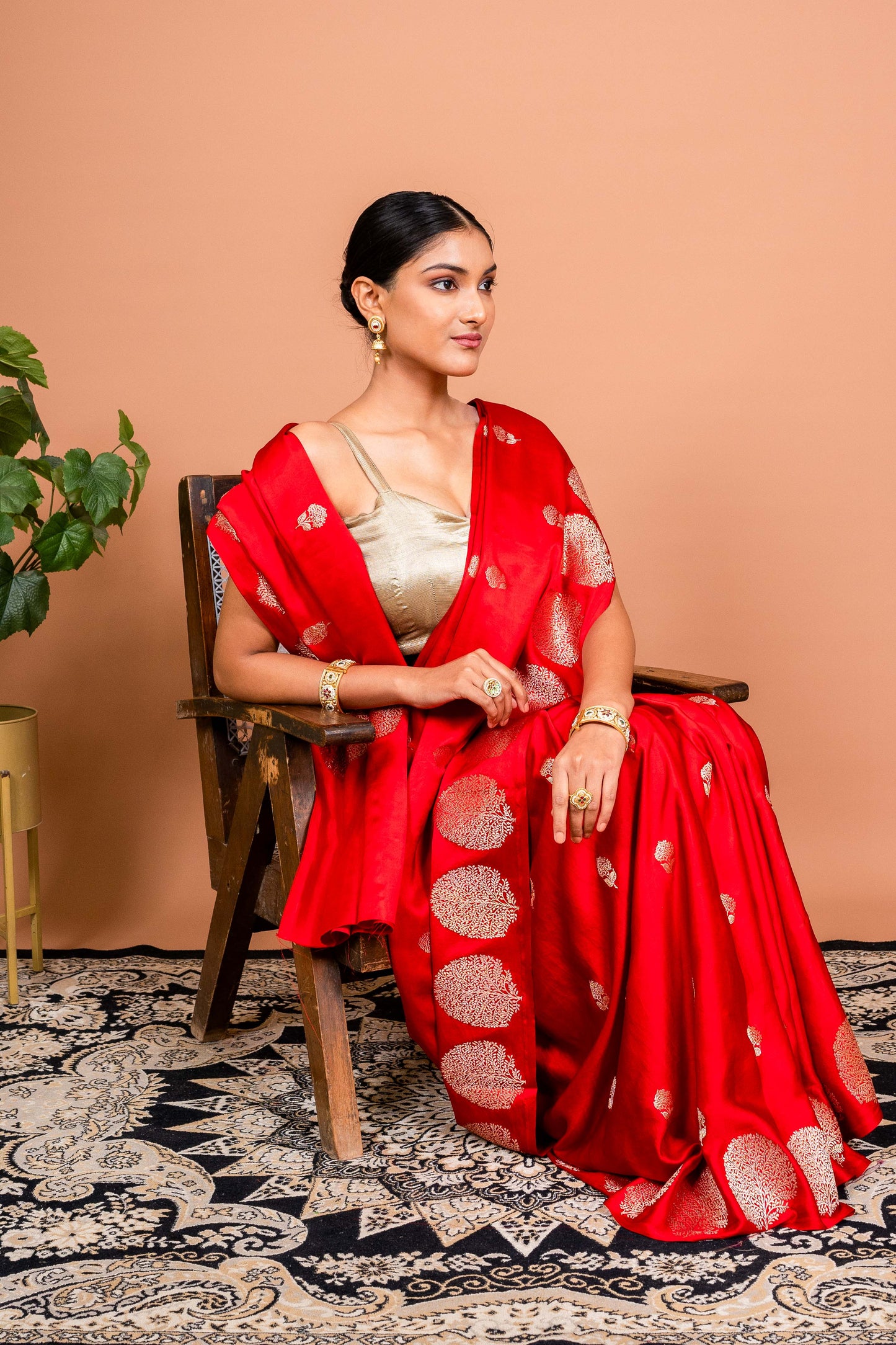 Peepal Handwoven Banaras Saree