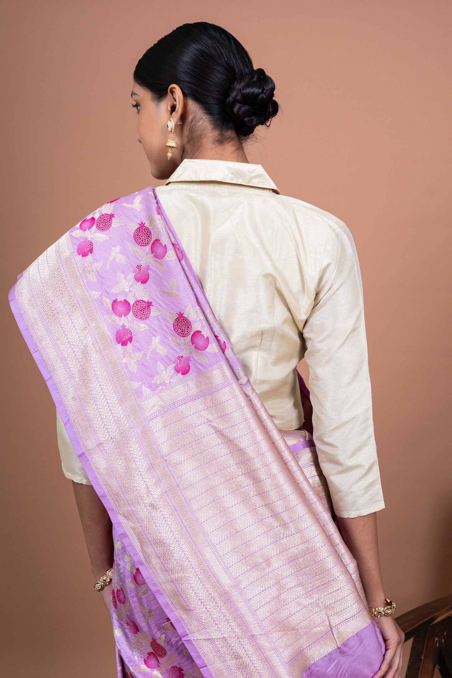 Anar Gul Handwoven Banaras Saree