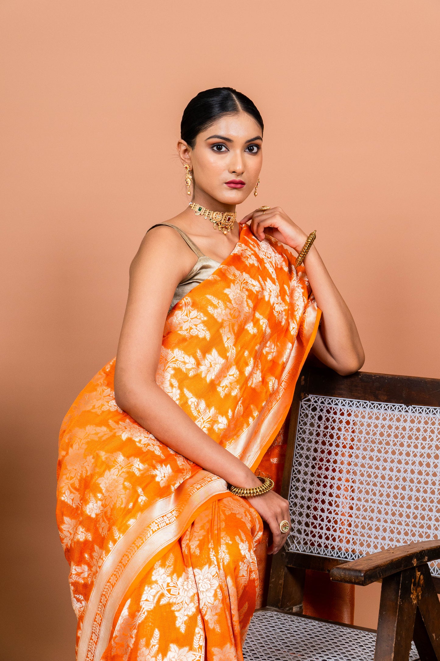 Gul Handwoven Banaras Saree
