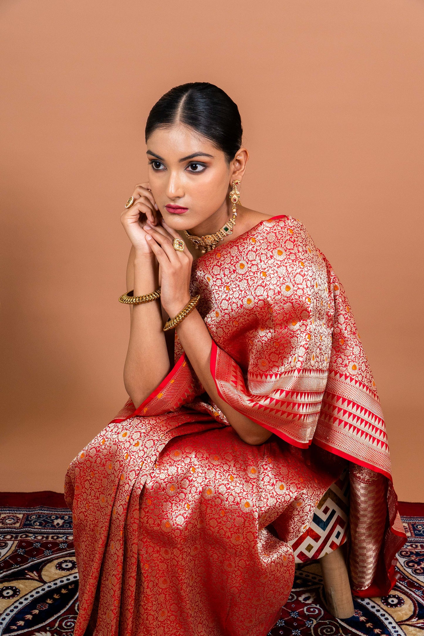Gul Handwoven Banaras Saree