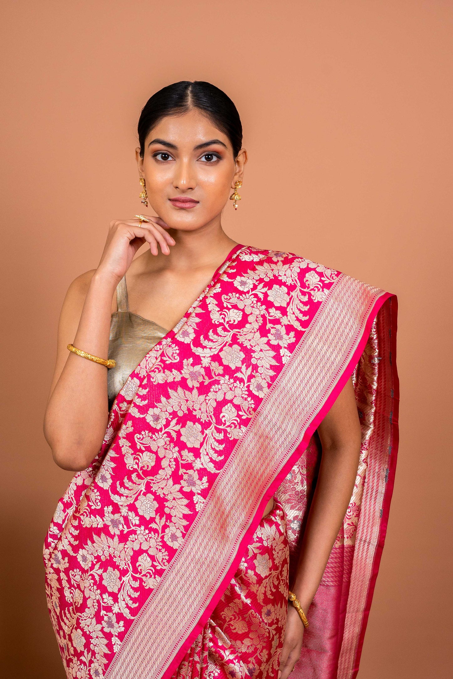Gul Handwoven Banaras Saree