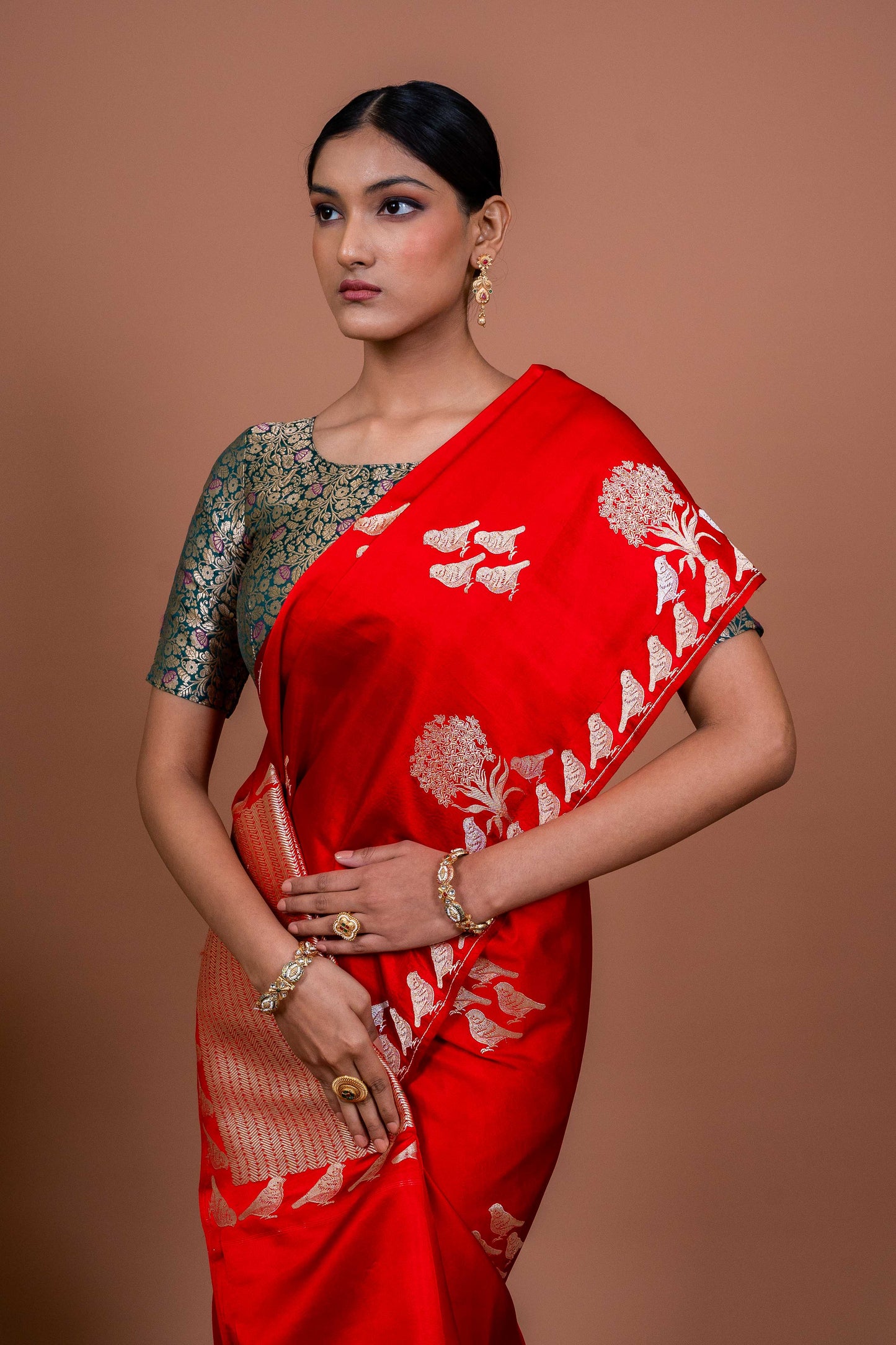 Parinda Handwoven Banaras Saree