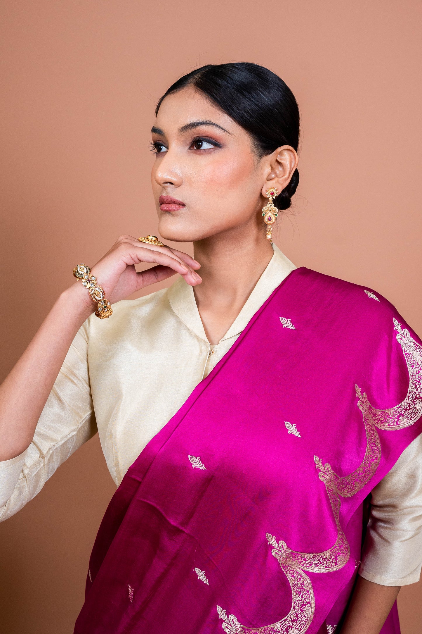 Necklace Handwoven Banaras Saree