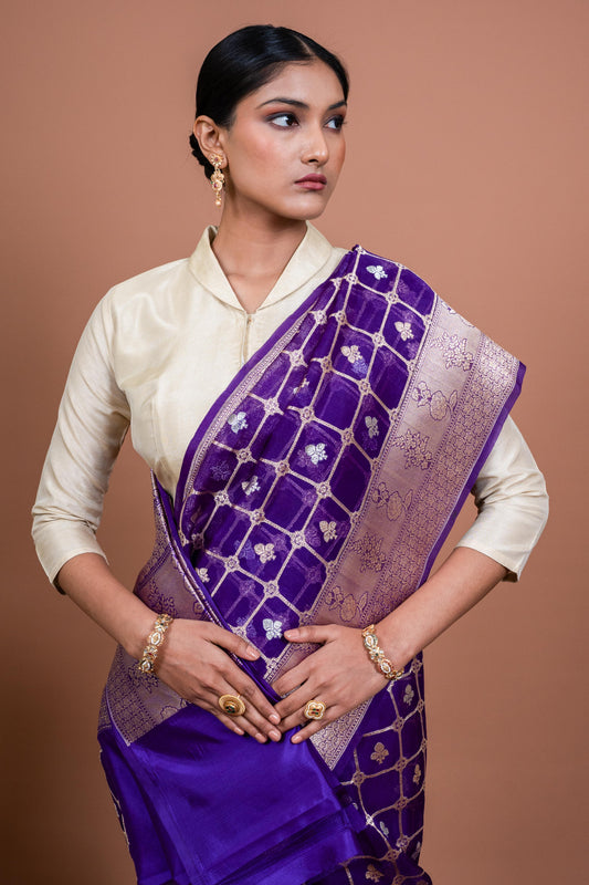 Charmukhi Handwoven Banaras Saree