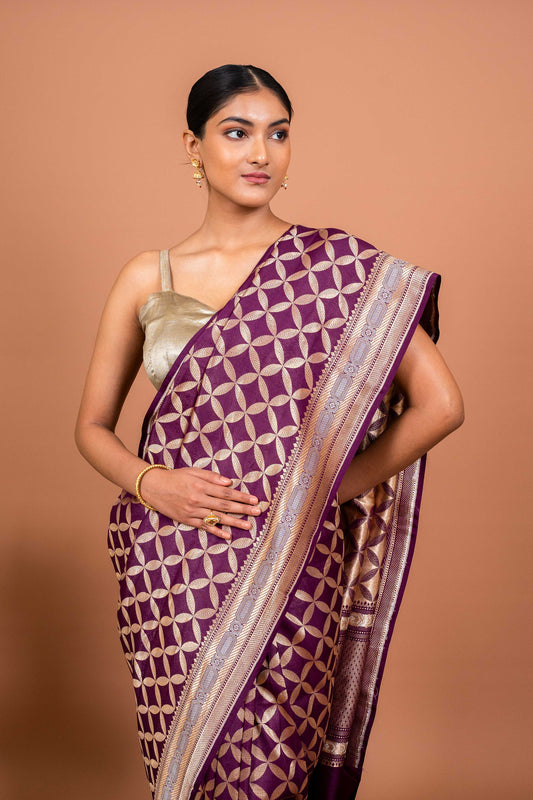 Triveni Handwoven Banaras Saree