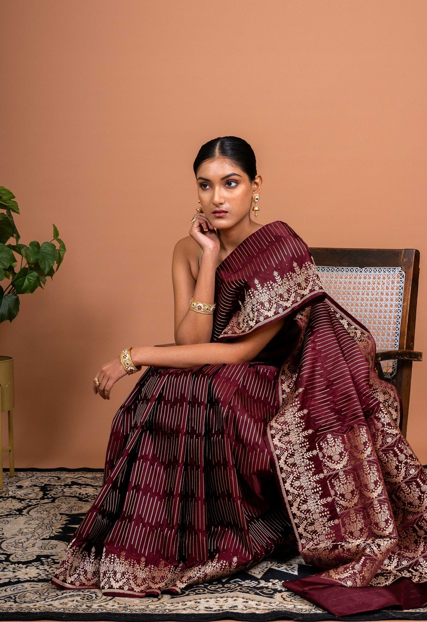Rimjhim Handwoven Banaras Saree