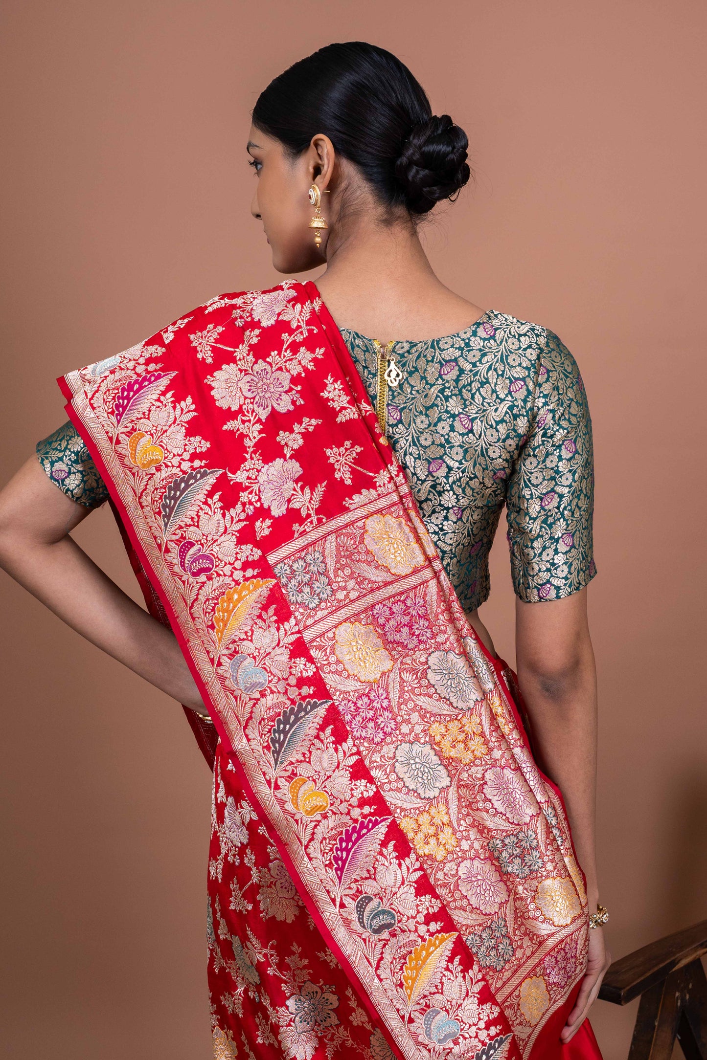 Diya Jangla Handwoven Banaras Saree