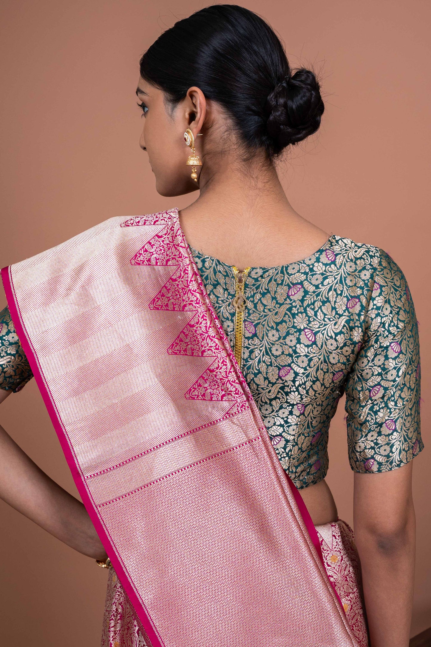 Shikar Gul Handwoven Banaras Saree