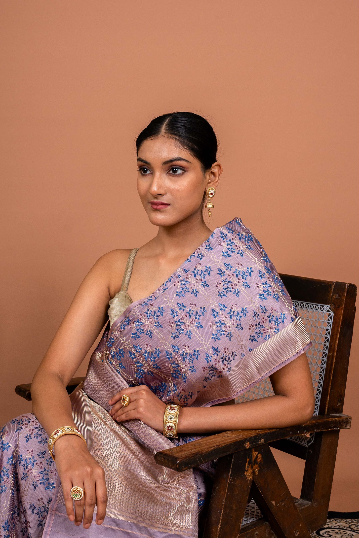 Flora Handwoven Banaras Saree