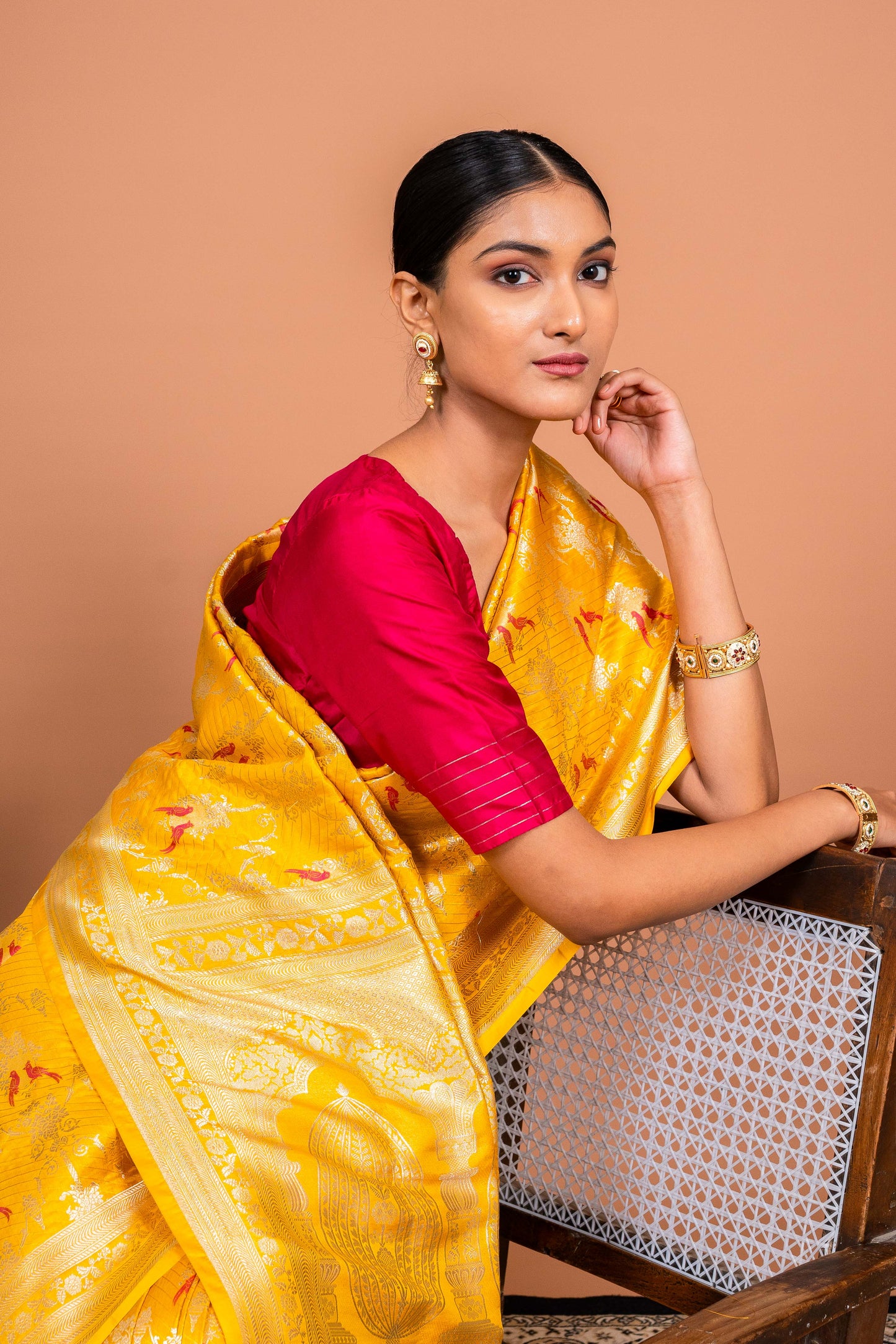 Gul Handwoven Banaras Saree