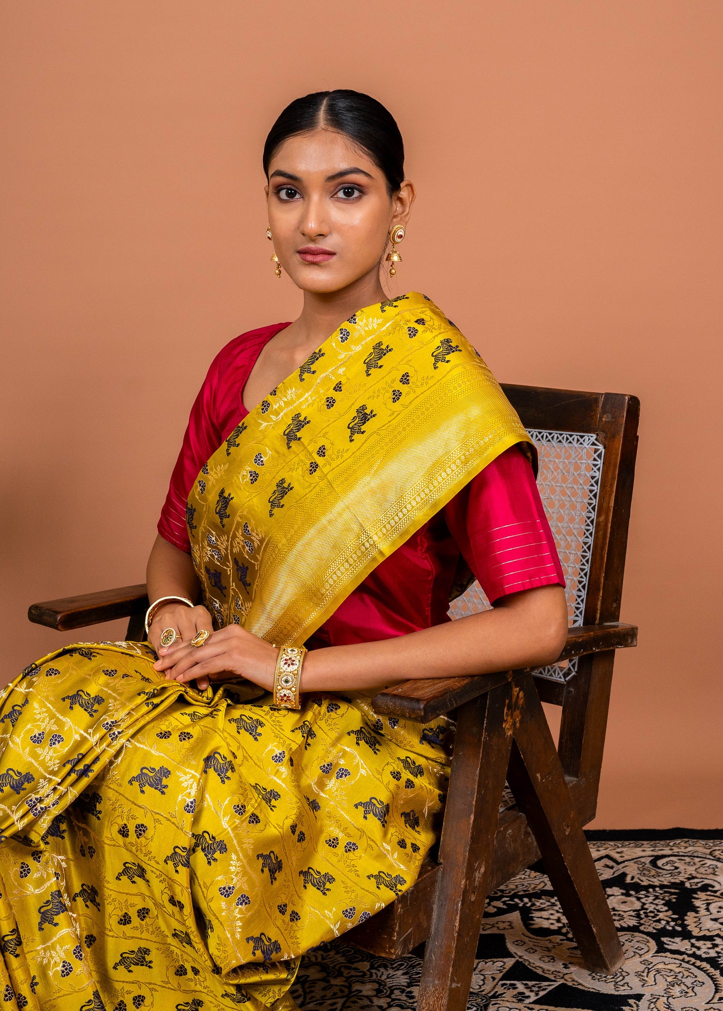 Shikagah Tanchhoi Handwoven Banaras Saree