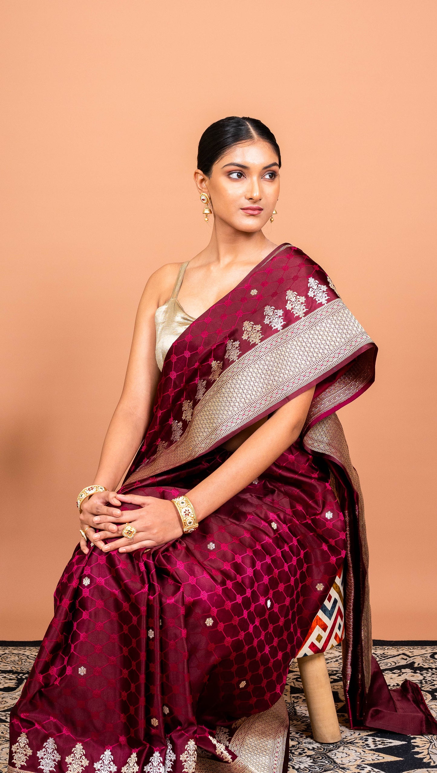 Naaz Handwoven Banaras Saree