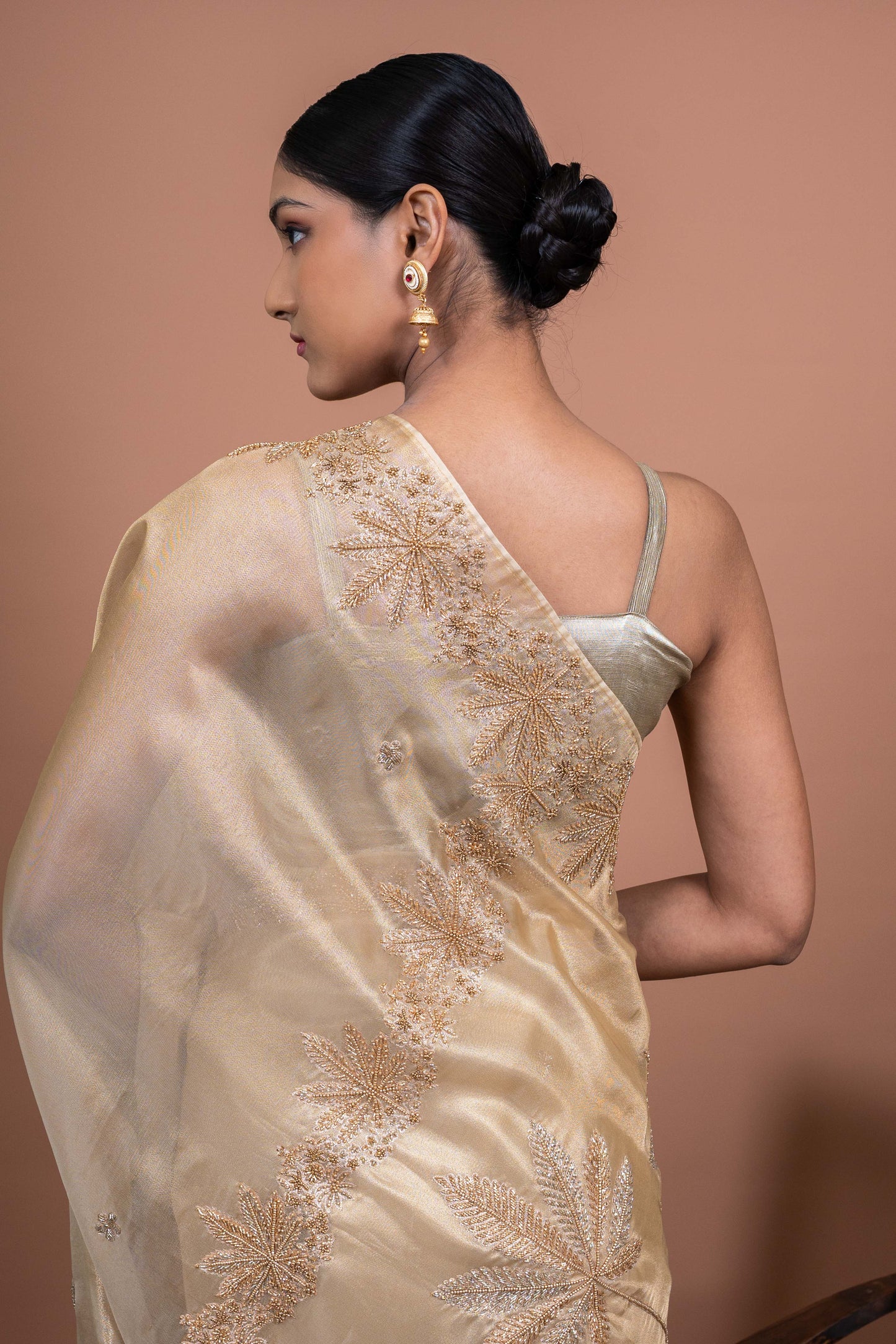 Palm Tree Handwoven Banaras Saree