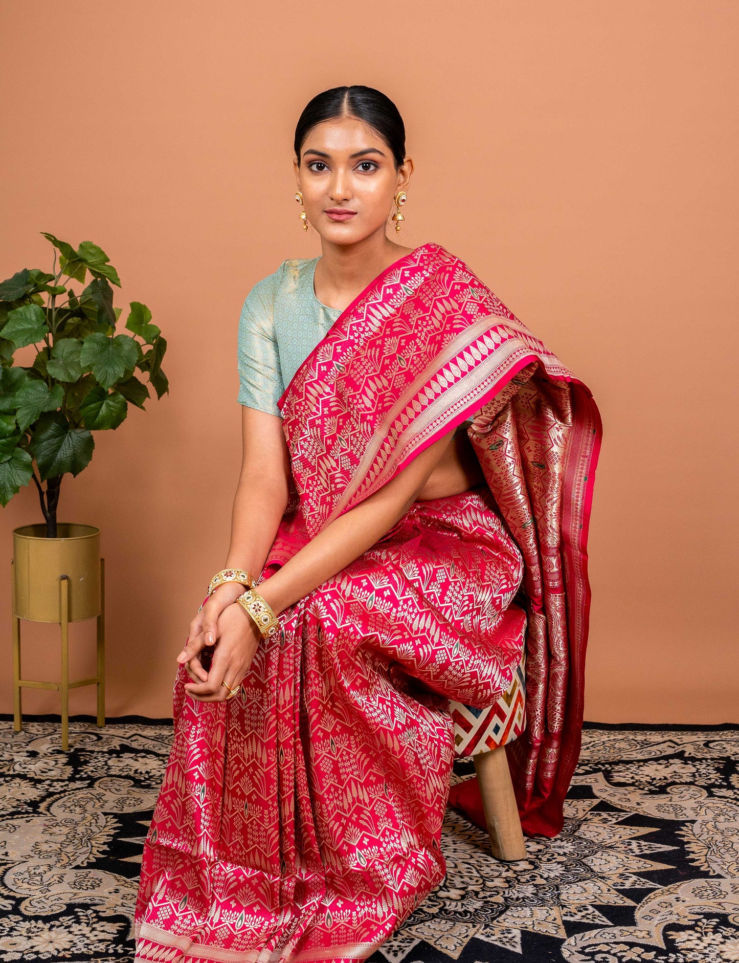 Gul Handwoven Banaras Saree