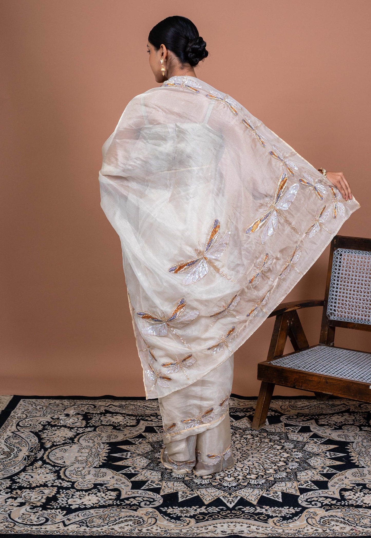 Beetle Handwoven Banaras Saree