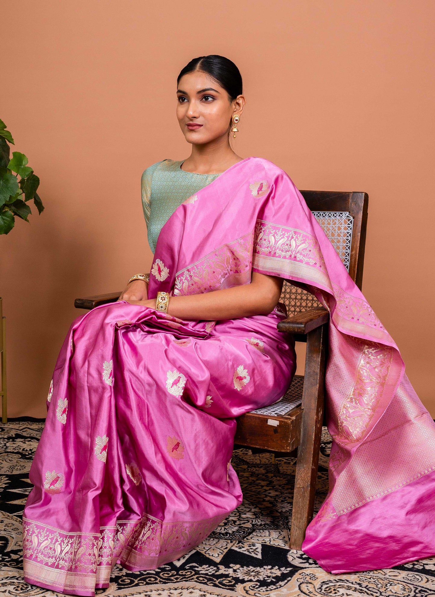 Saras Border Handwoven Banaras Saree