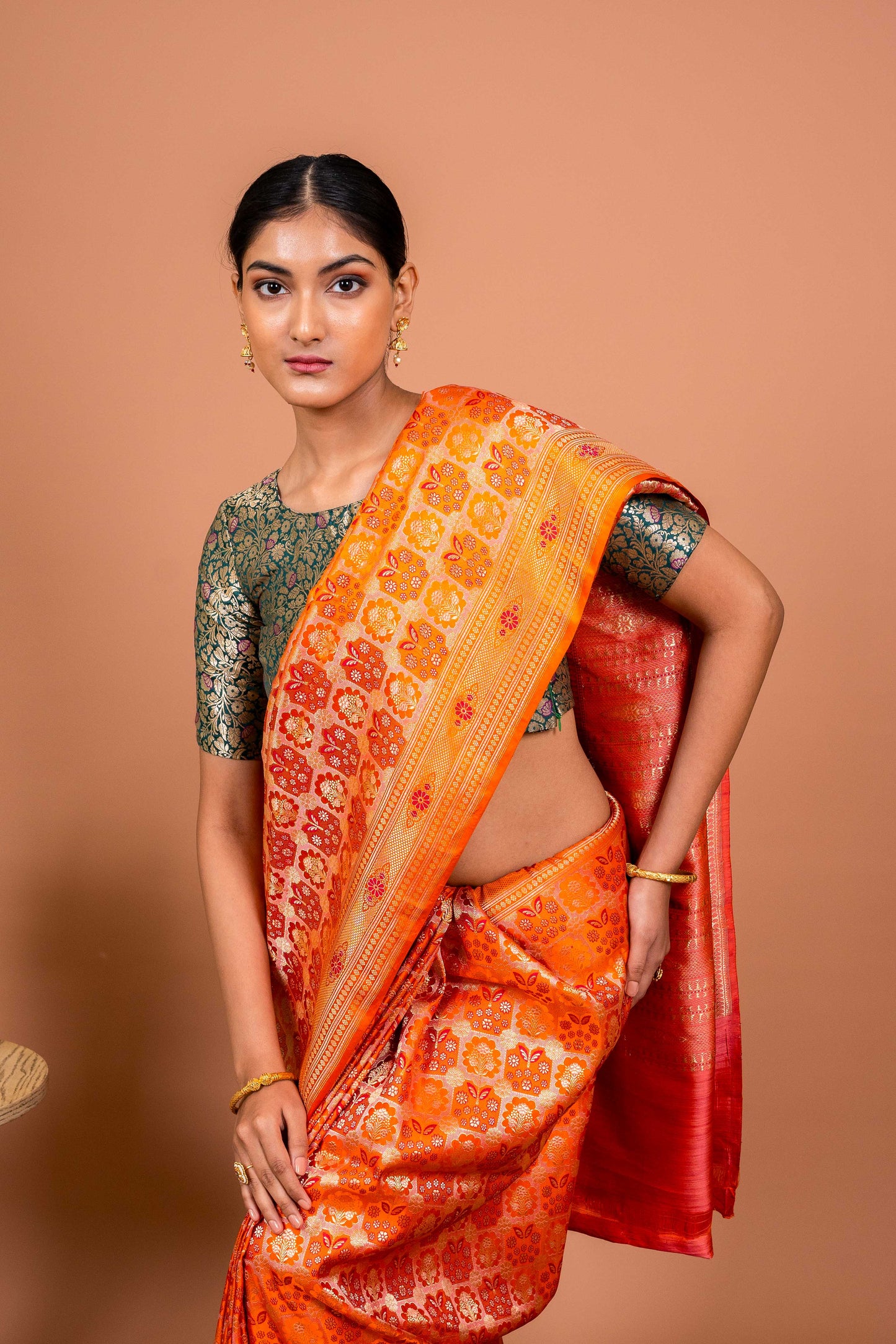 Vana tanchhoi Handwoven Banaras Saree