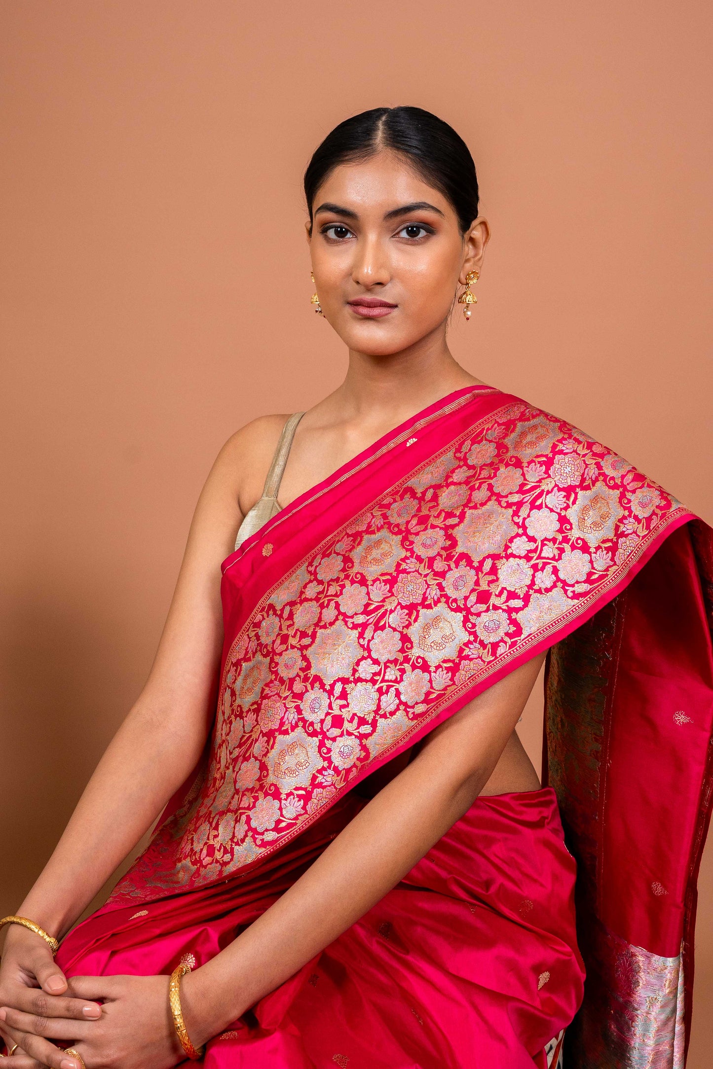 Kadhiyal Handwoven Banaras Saree