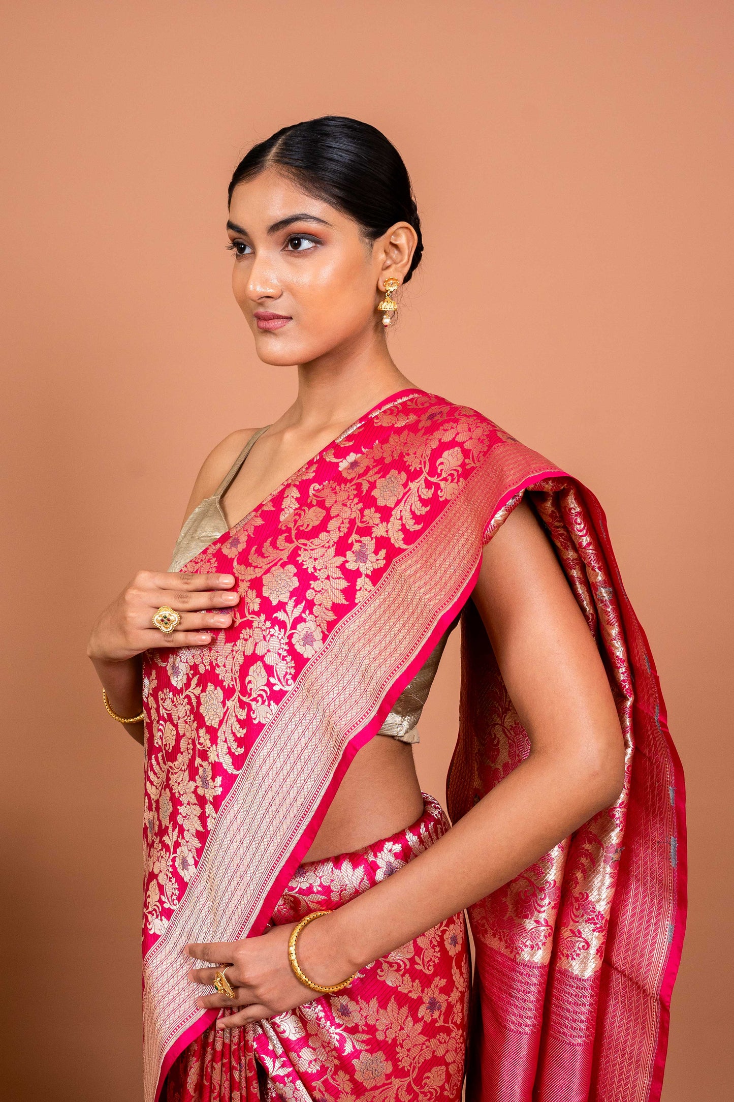 Gul Handwoven Banaras Saree
