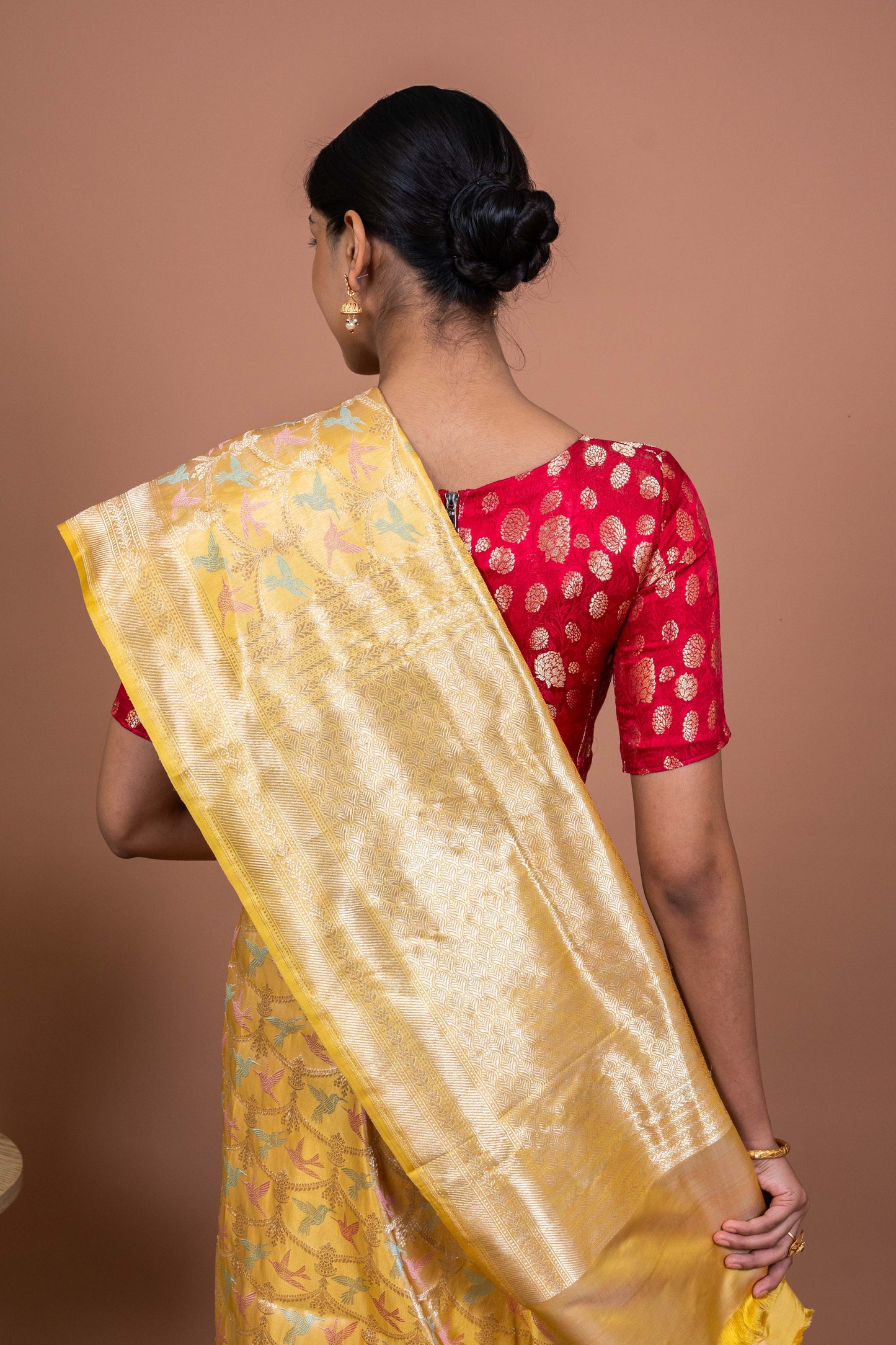 Chidiya Handwoven Banaras Saree