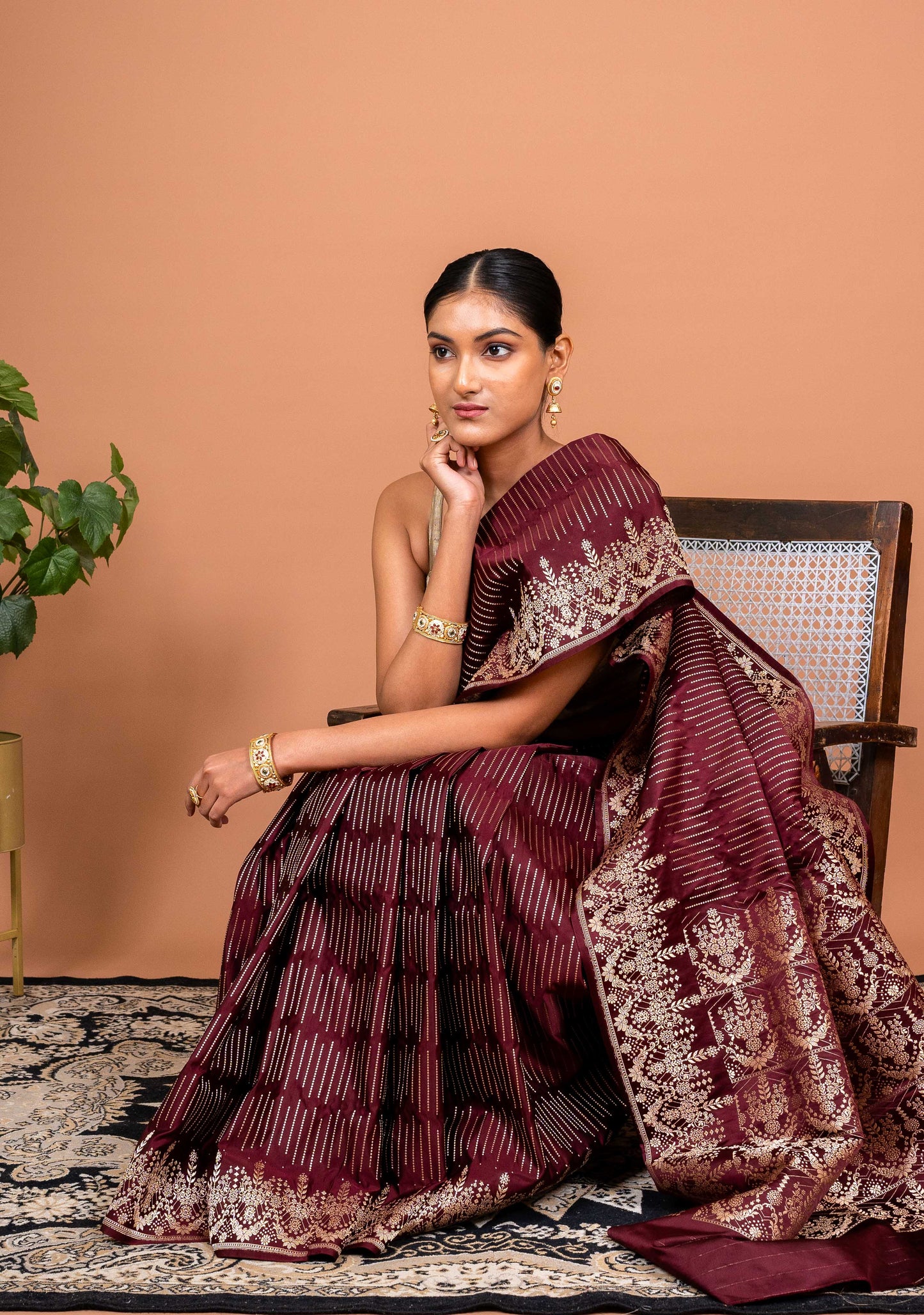 Rimjhim Handwoven Banaras Saree