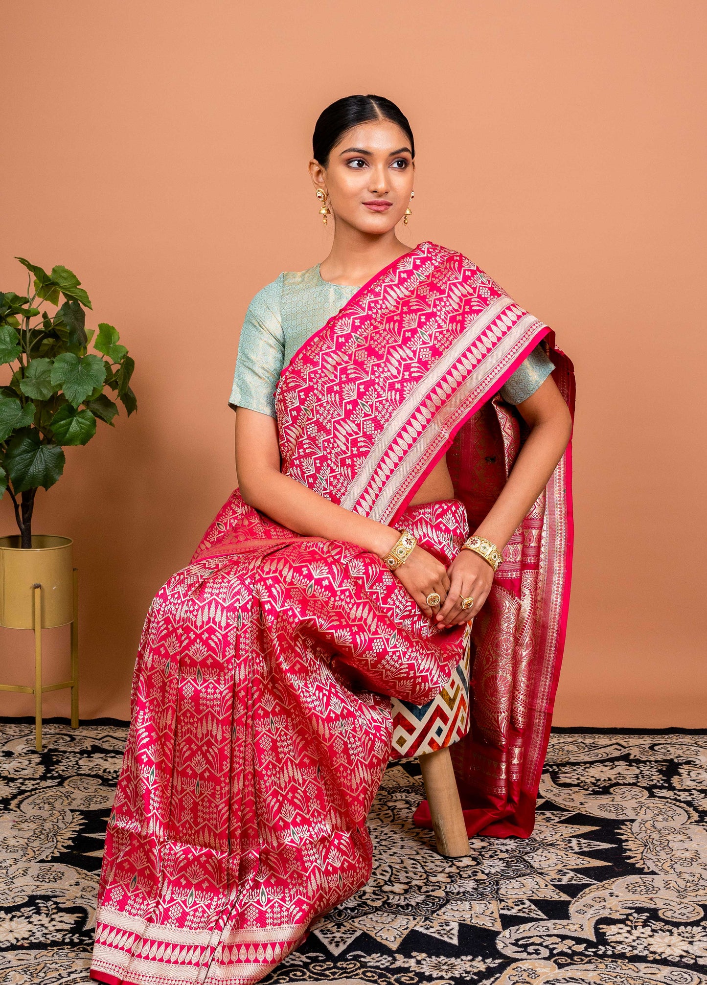 Gul Handwoven Banaras Saree