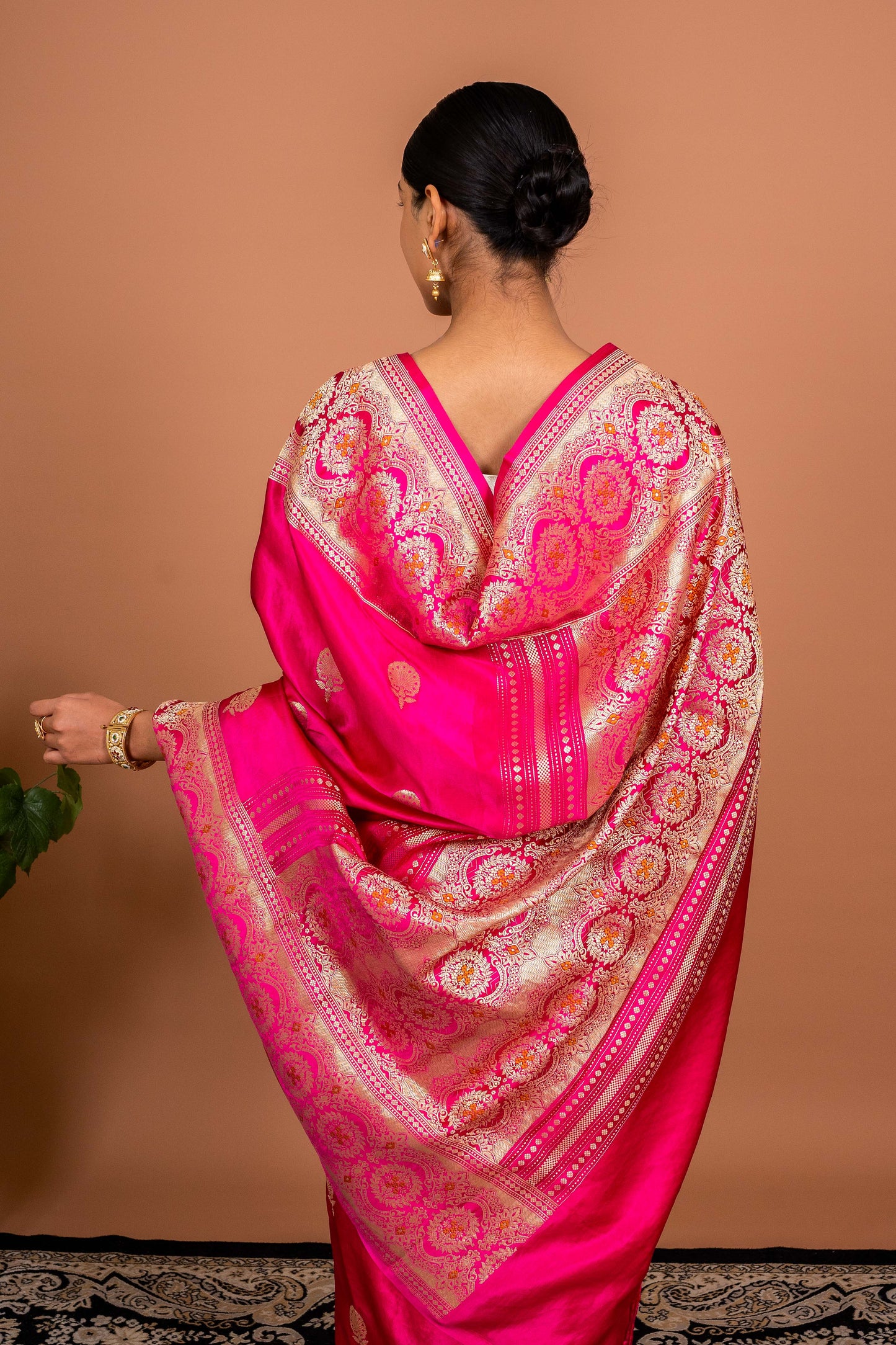 Turkish Boota Handwoven Banaras Saree