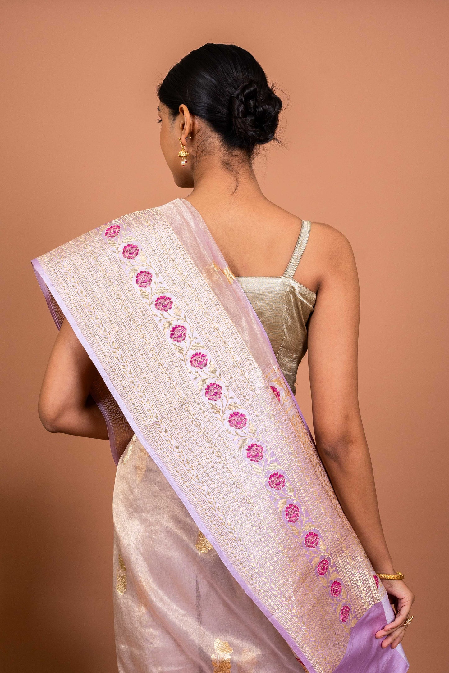 Meenakar Border Handwoven Banaras Saree