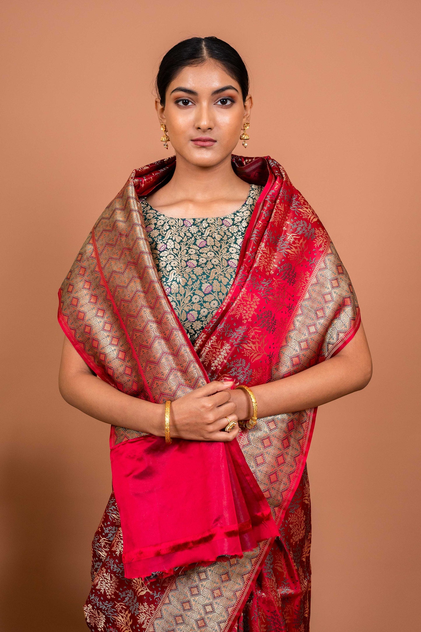 Vana tanchhoi Handwoven Banaras Saree