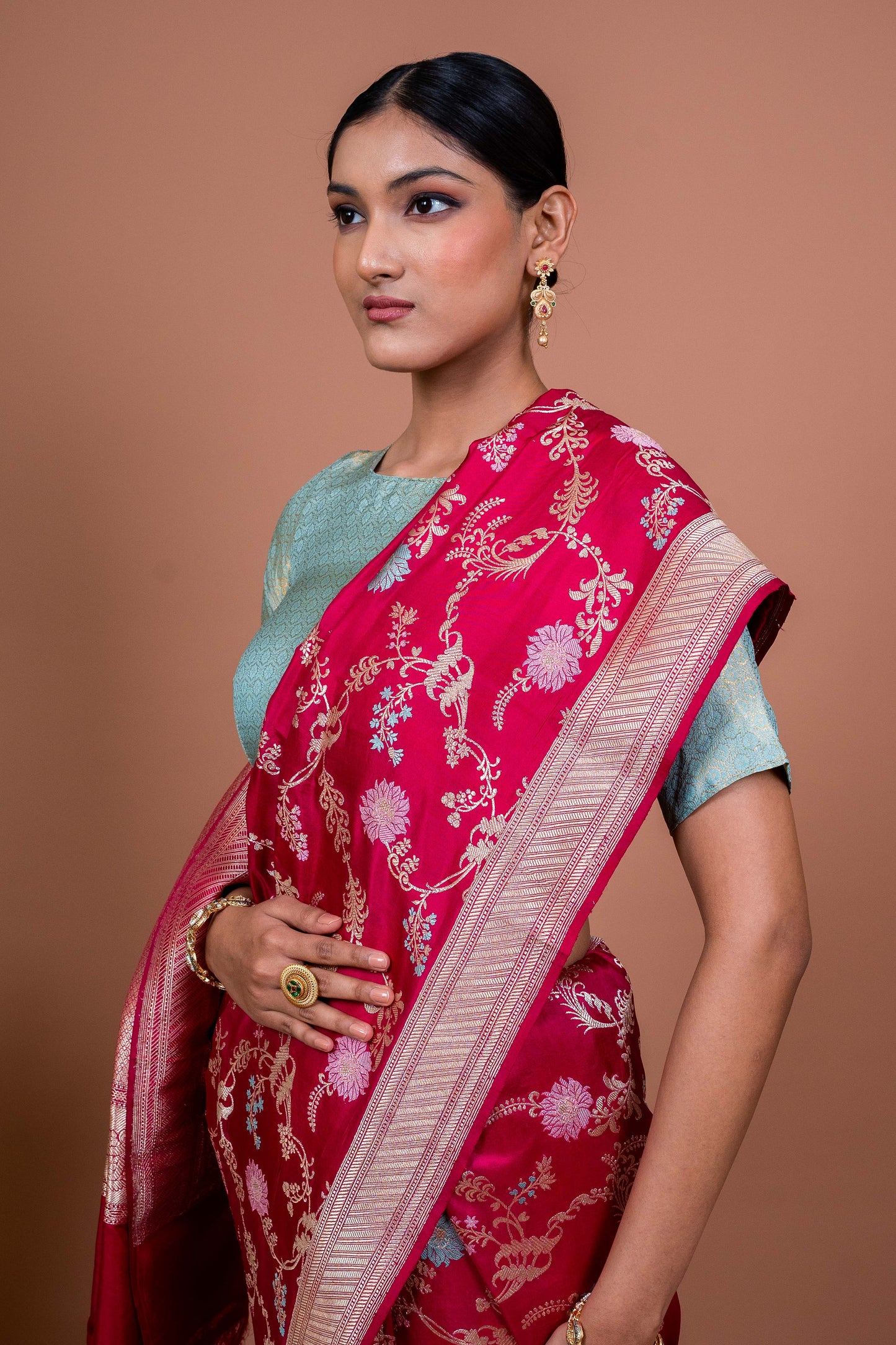 Mehreem Handwoven Banaras Saree