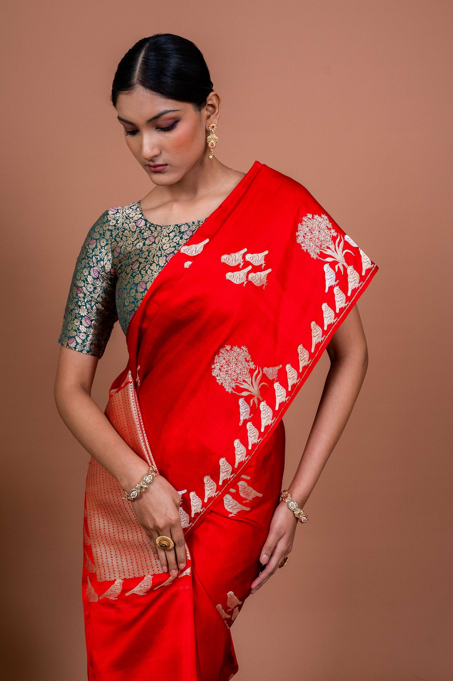 Parinda Handwoven Banaras Saree