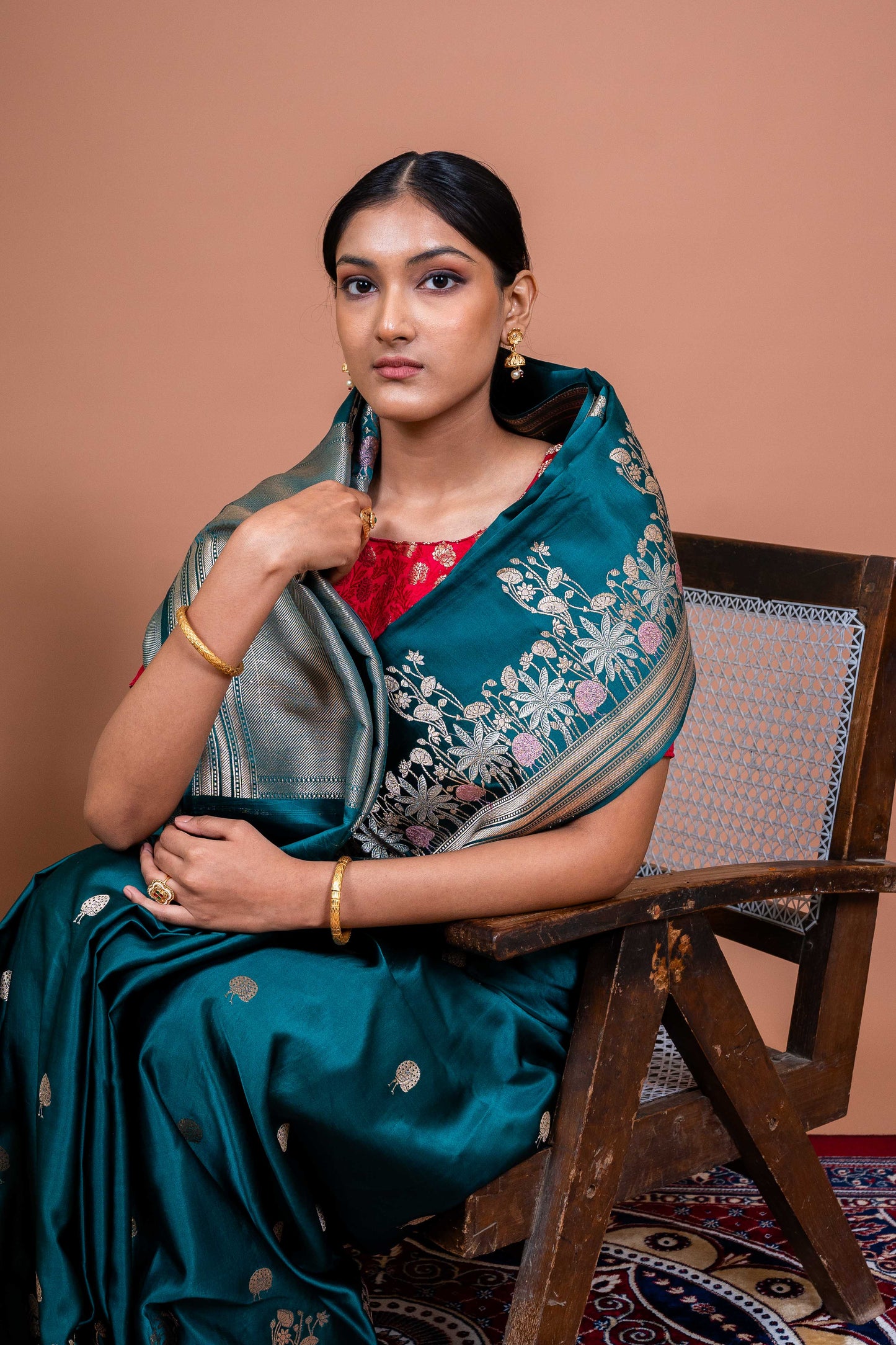 Kamal Border Handwoven Banaras Saree